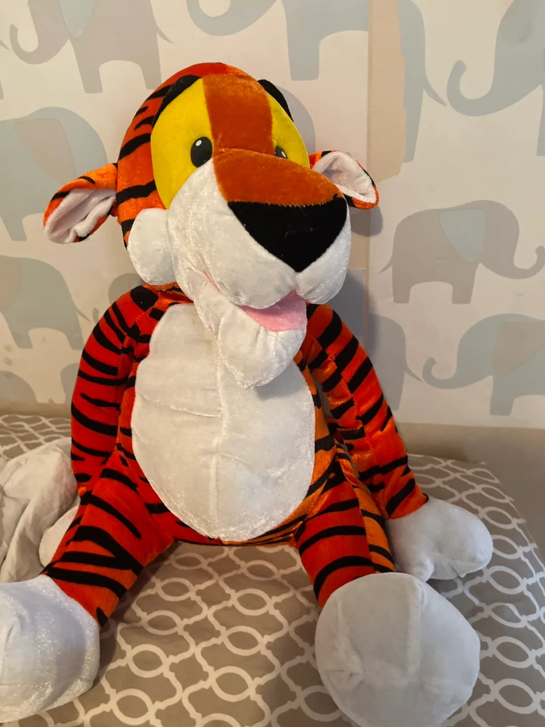 Orange Plush Toy Tiger thumbnail