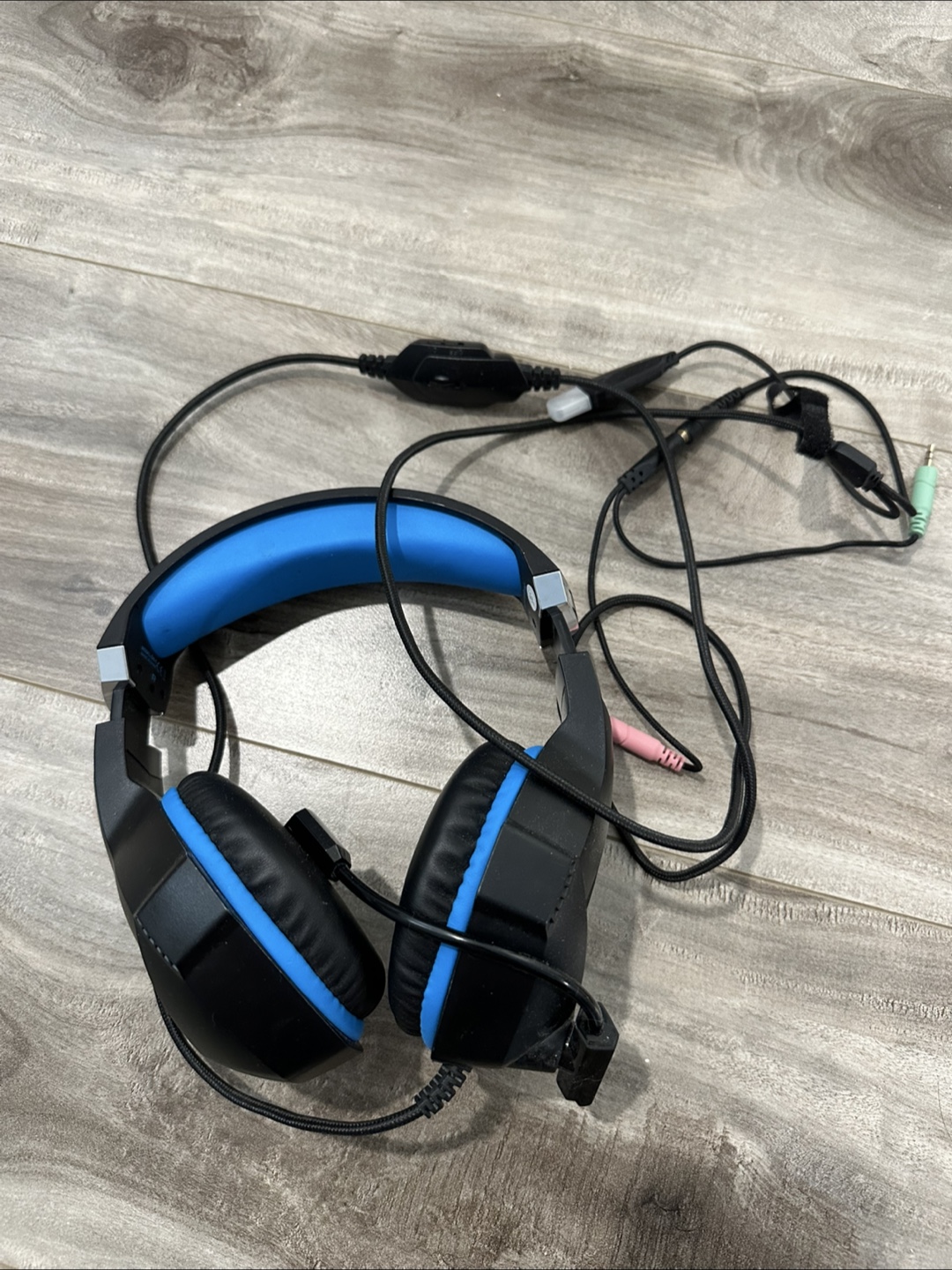BeeExcellent Gaming Headset - Black & Blue