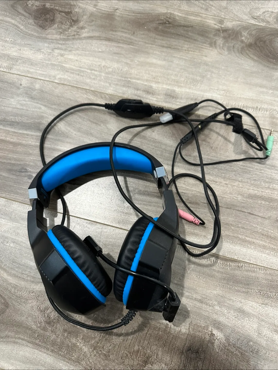 BeeExcellent Gaming Headset - Black & Blue thumbnail