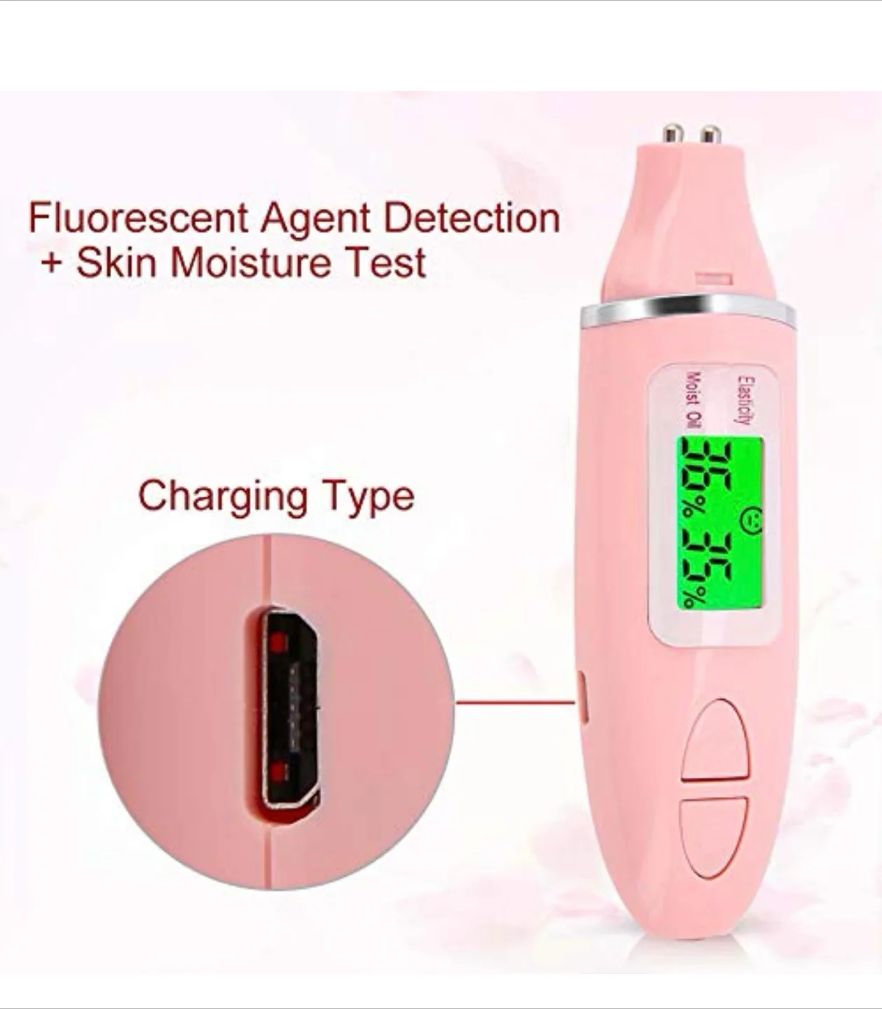 Skin Moisture Meter Tester image indicator(2)