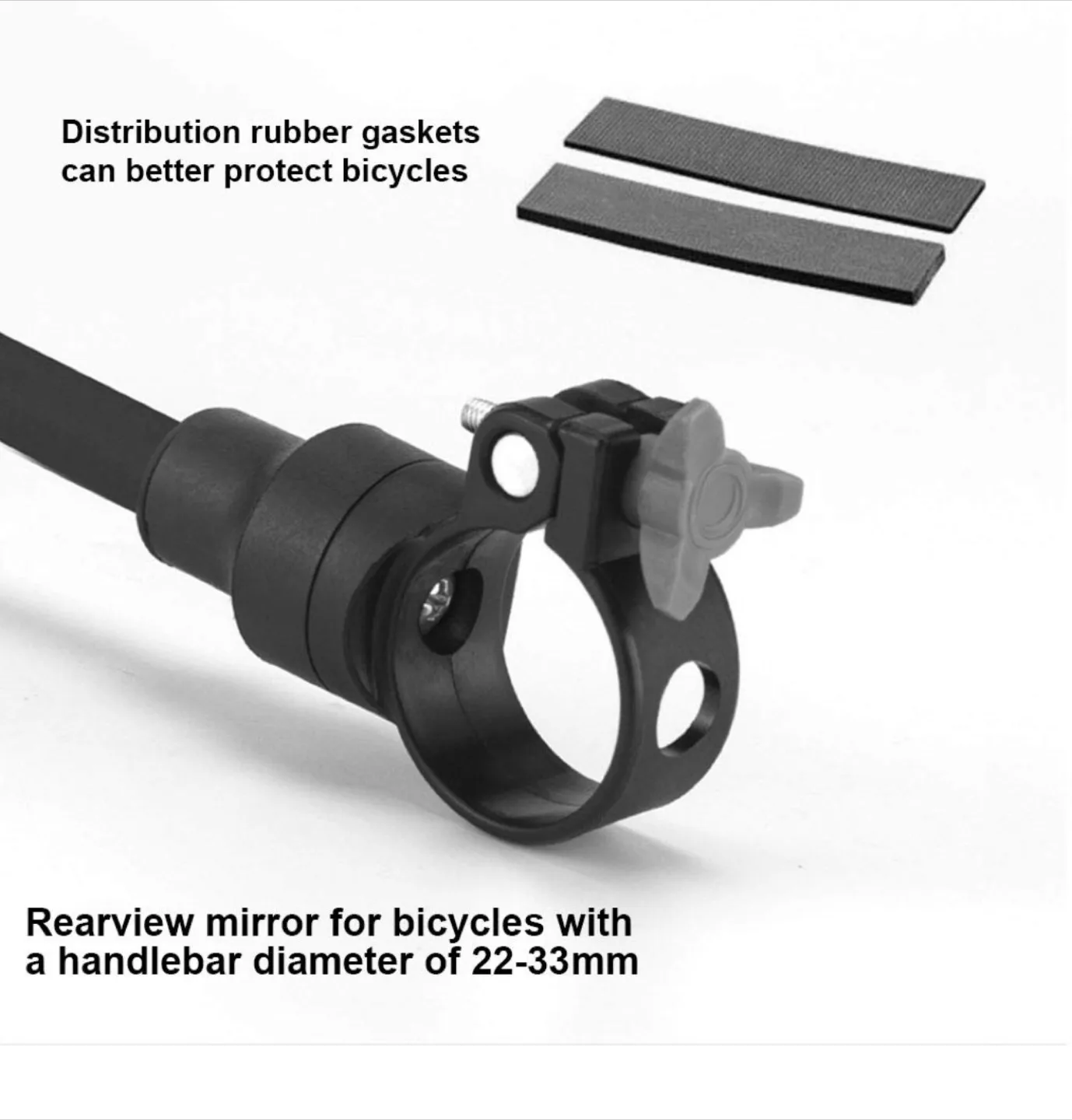 Bike Rearview Mirror - Adjustable & Rotatable image indicator(5)