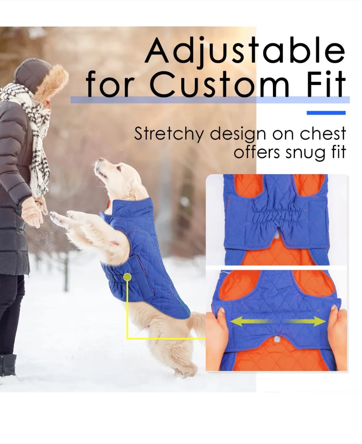 Quality dog jacket (size large) image indicator(3)