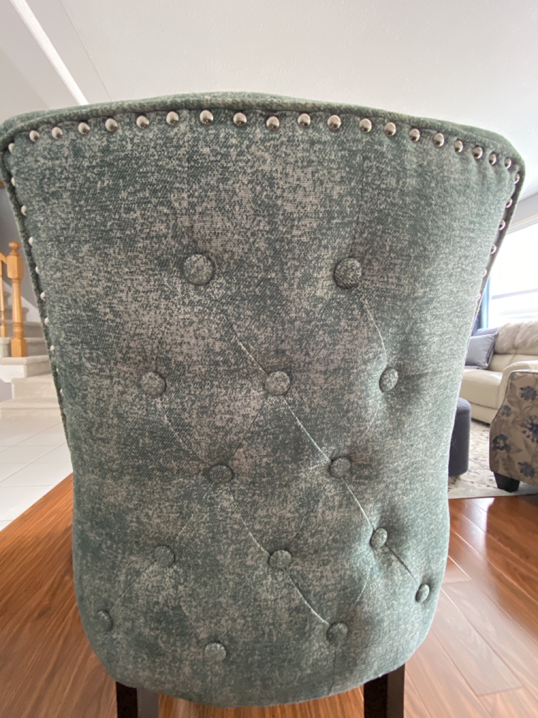 Set of two Teal Accent Chairs - photo 5