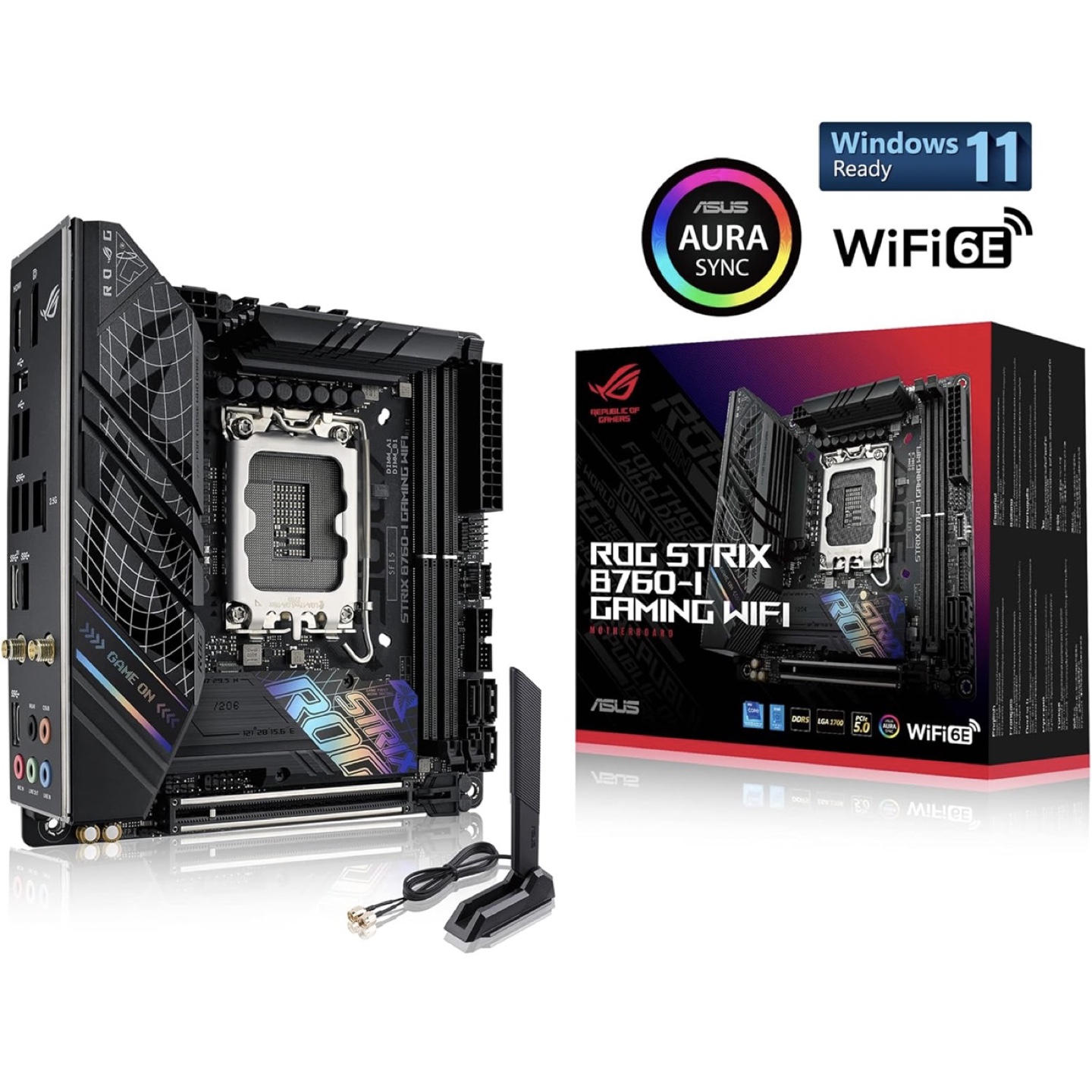 ASUS ROG Strix B760-I Gaming WiFi Motherboard - photo 2