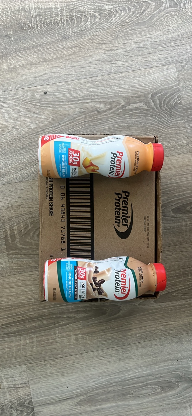Premier Protein Shakes - Cafe Latte & Peaches