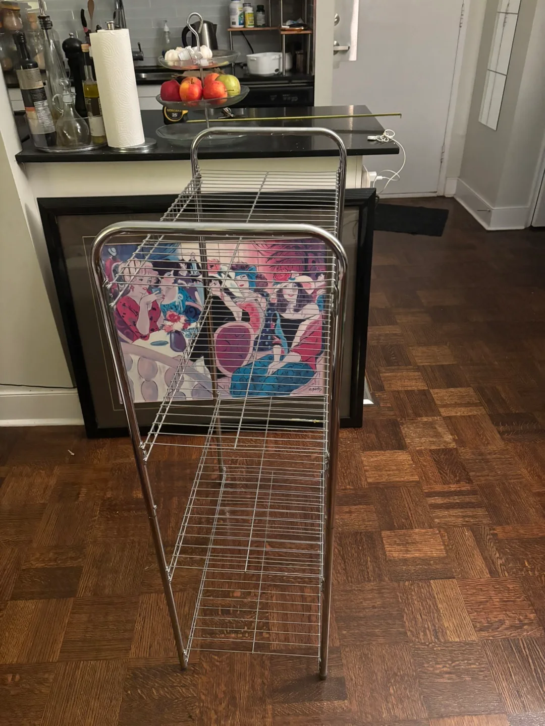 2 Metal Shelving Unit + free scented candles image indicator(6)