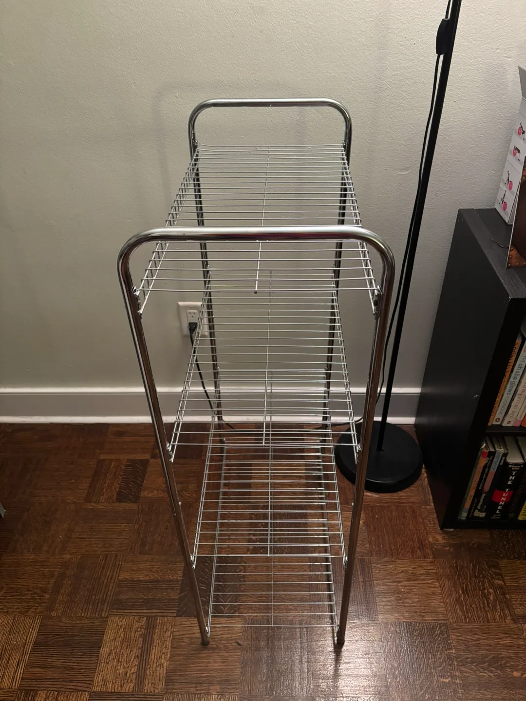 2 Metal Shelving Unit + free scented candles image indicator(8)