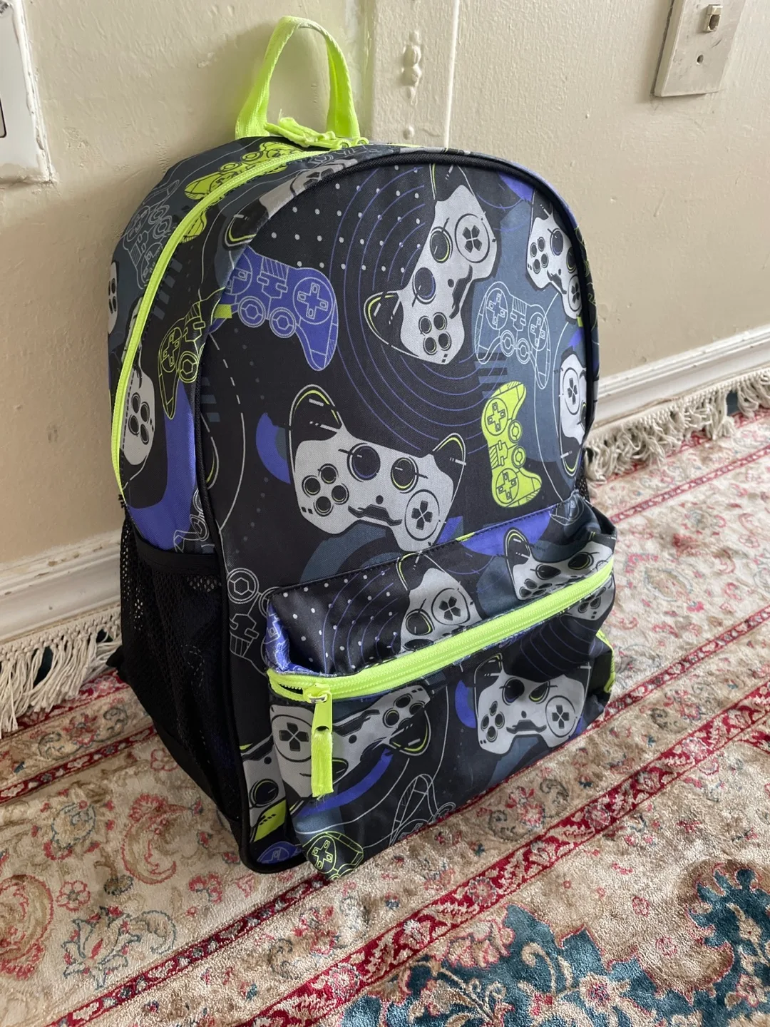 Kids Backpack and Lunch Bag Set, Video Game Pattern image indicator(4)