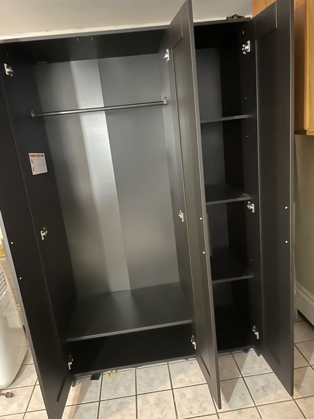 Ikea PAX Wardrobe - Black image indicator(2)