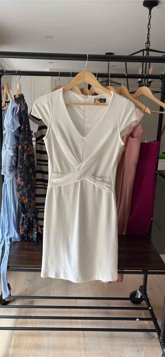 Nordstrom White Sheath Dress - Size Small thumbnail