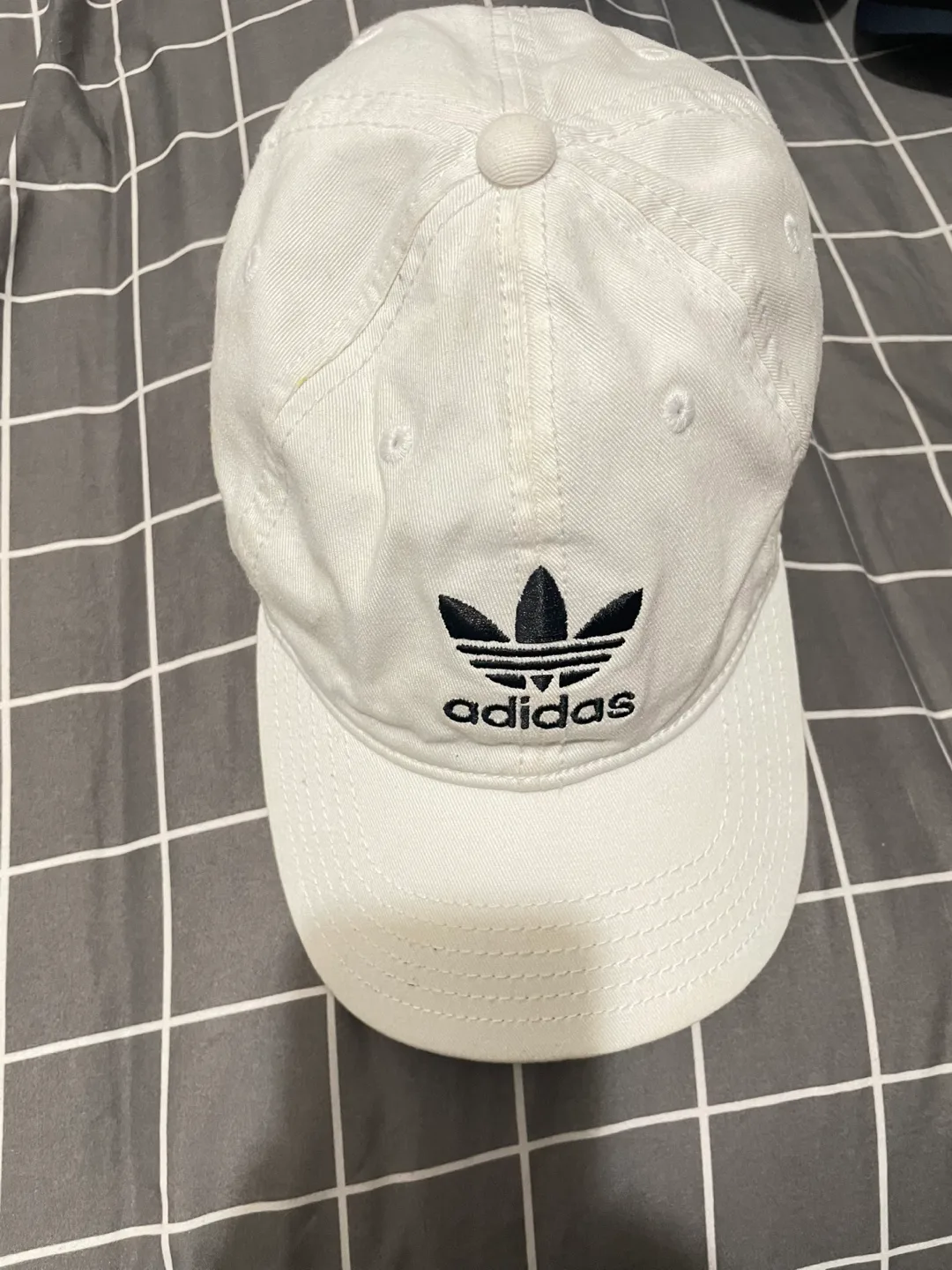 Adidas White Baseball Cap thumbnail