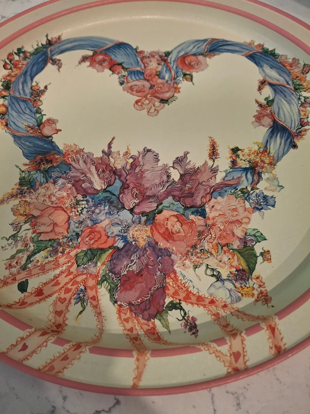 Vintage wreath tray image indicator(2)