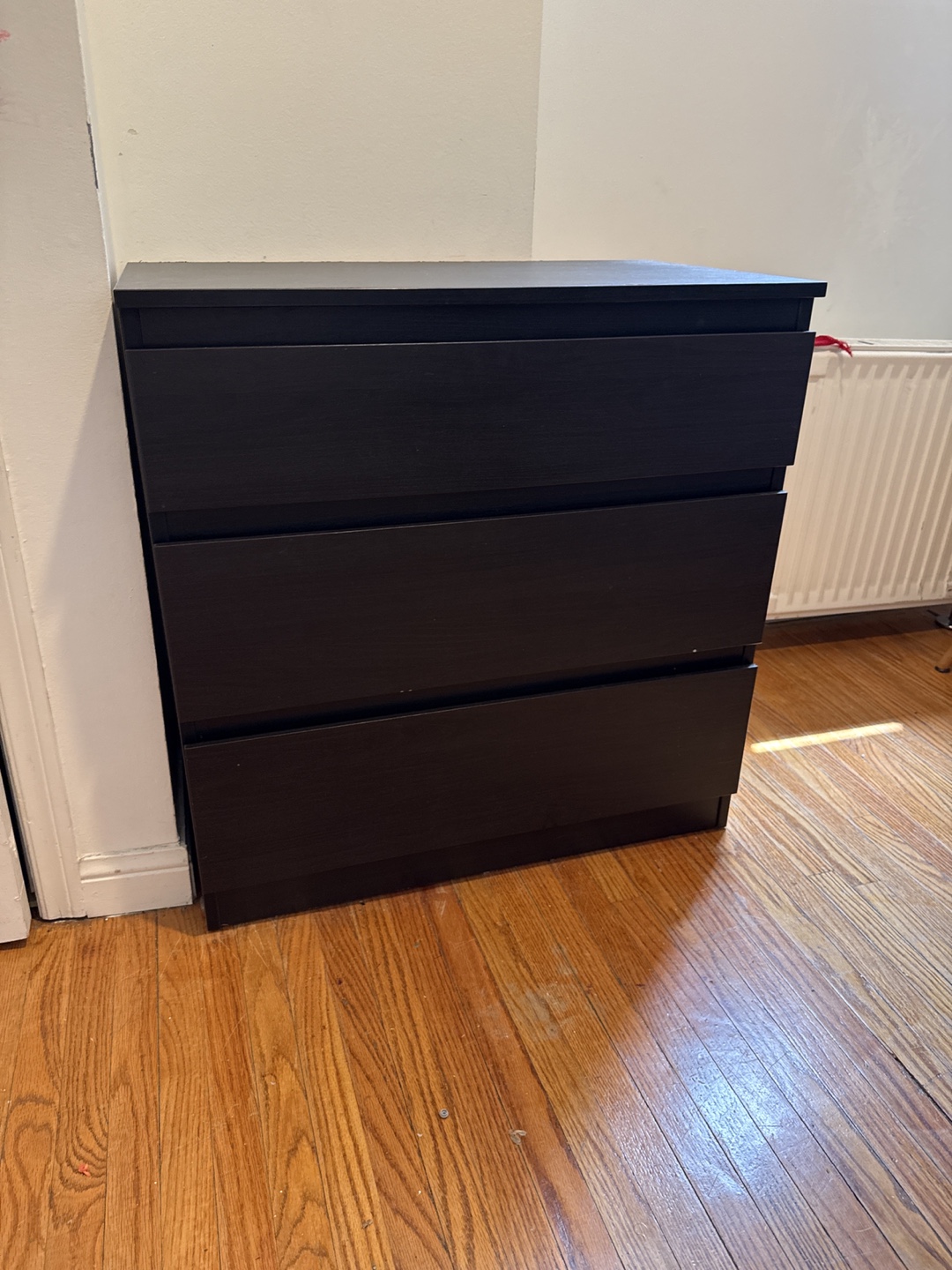IKEA Malm 3-Drawer Dresser - Dark Brown