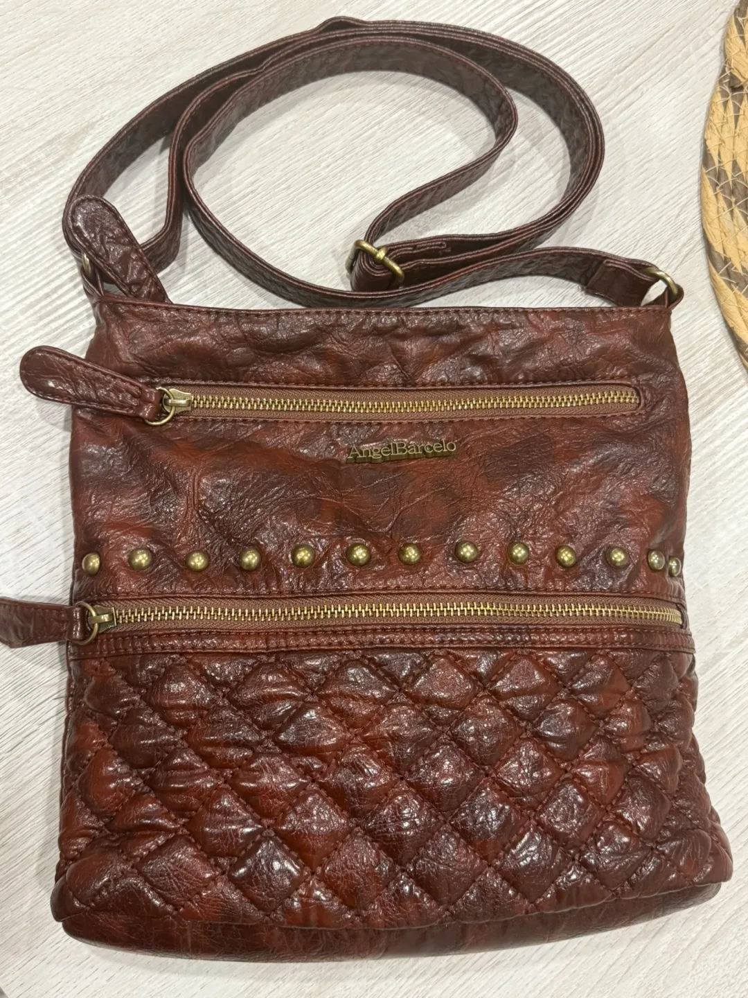 Angel Barcelo Crossbody Bag - Brown thumbnail