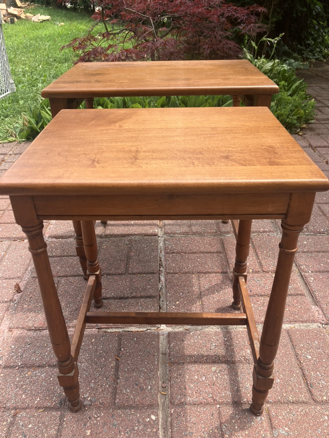 Nesting Tables - Wood - photo 3