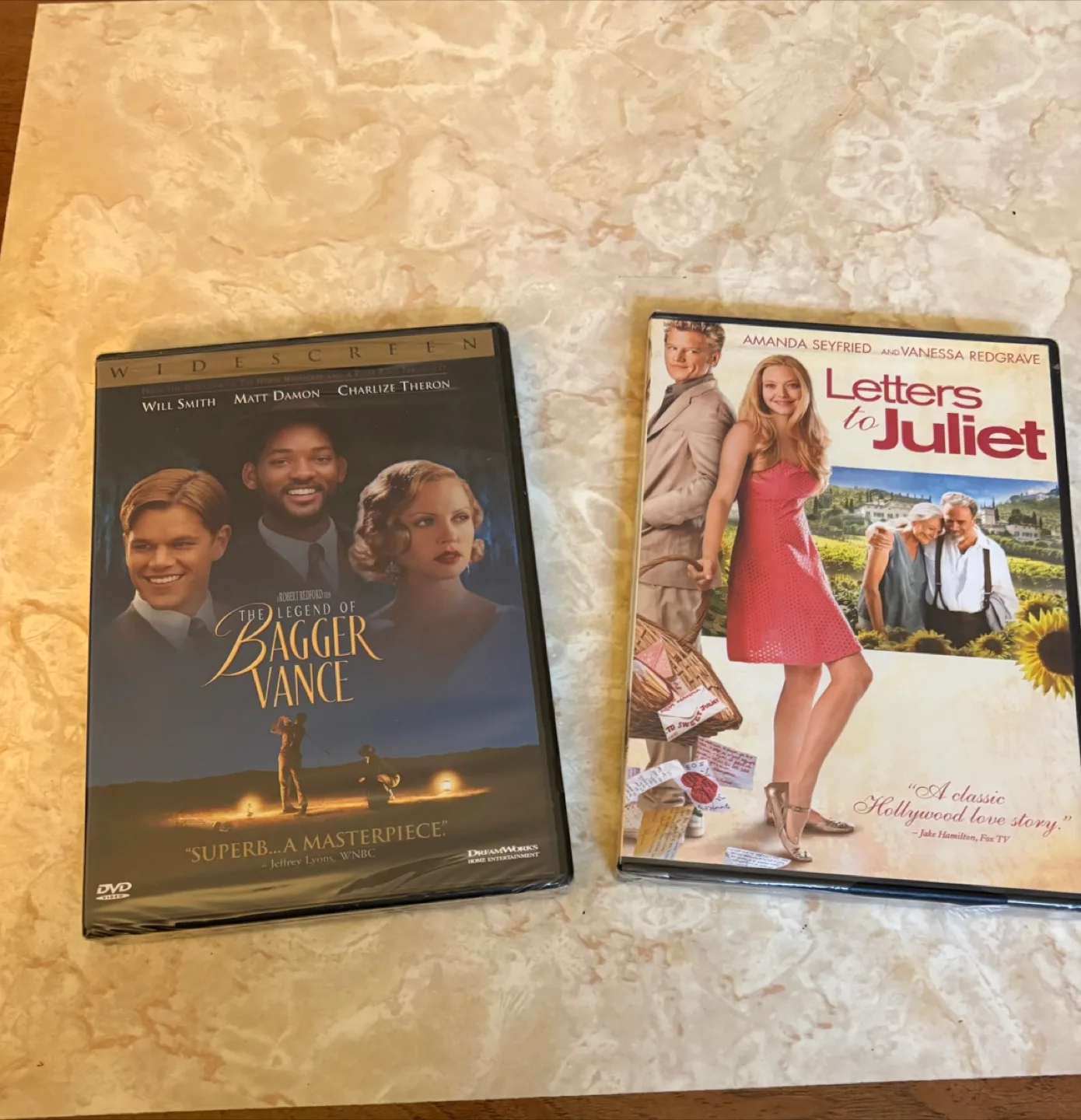 #freecycle DVD: The Legend of Bagger Vance & Letters to Juliet thumbnail