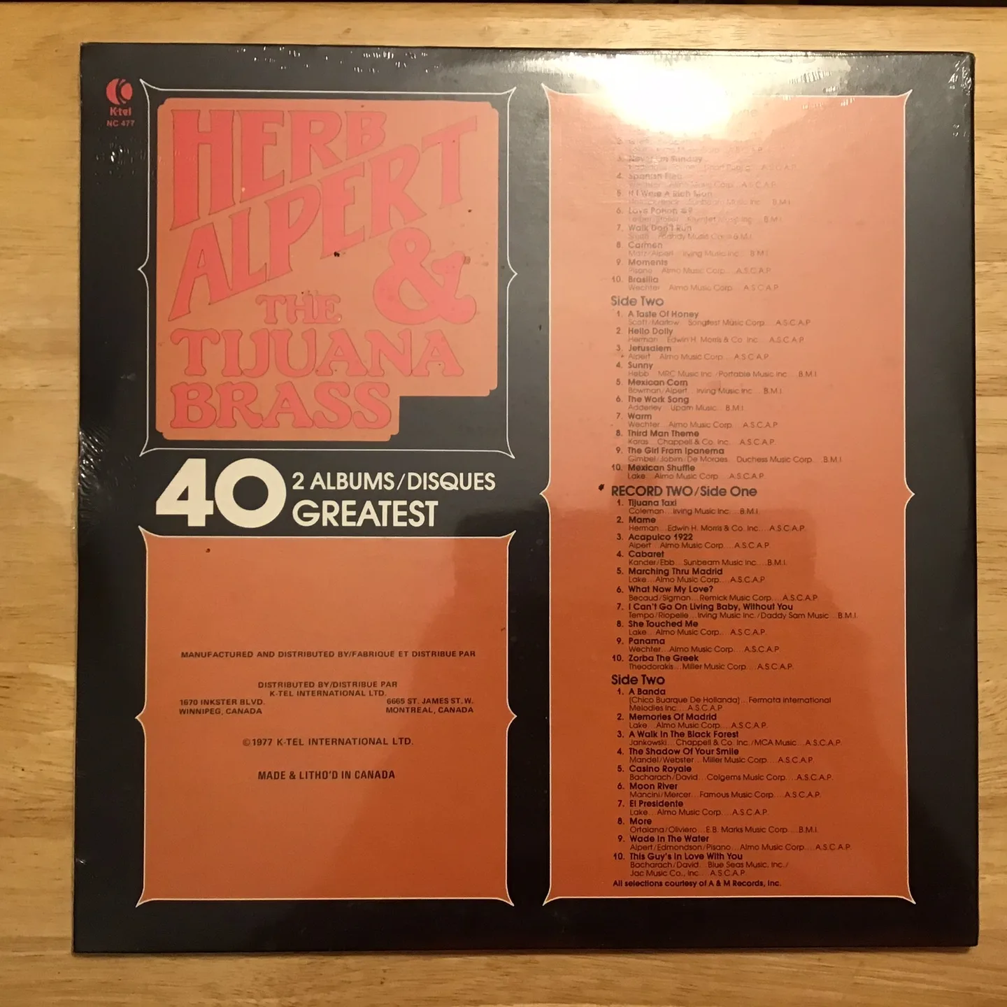 🤩 Herb Alpert & The Tijuana Brass Vinyl Record image indicator(2)