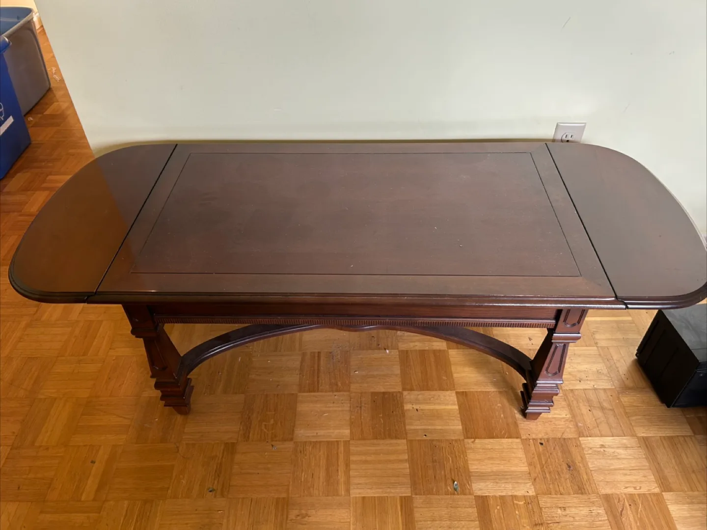 Brown Wooden Drop Leaf Table image indicator(2)