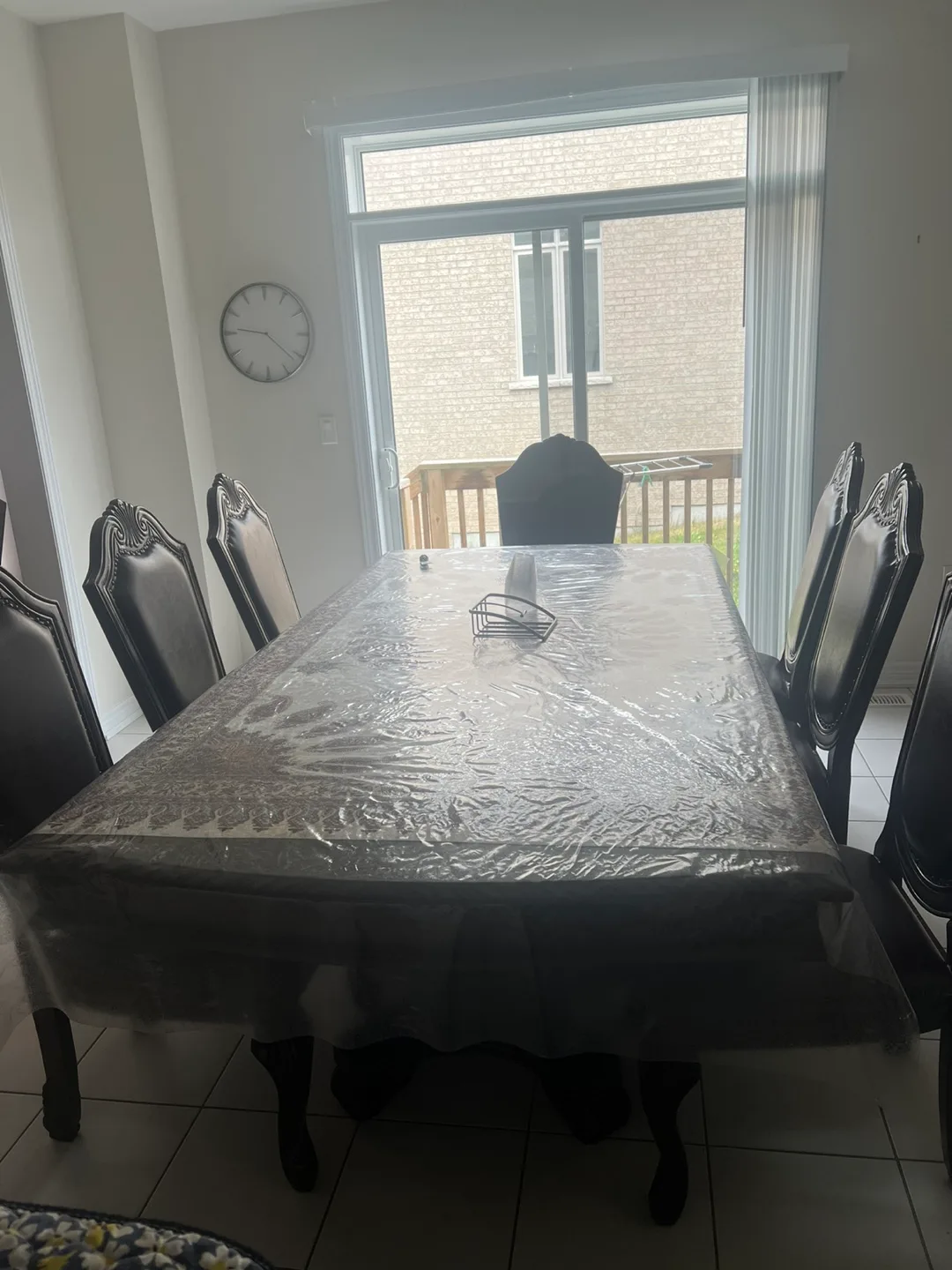 Dining table with six chairs thumbnail