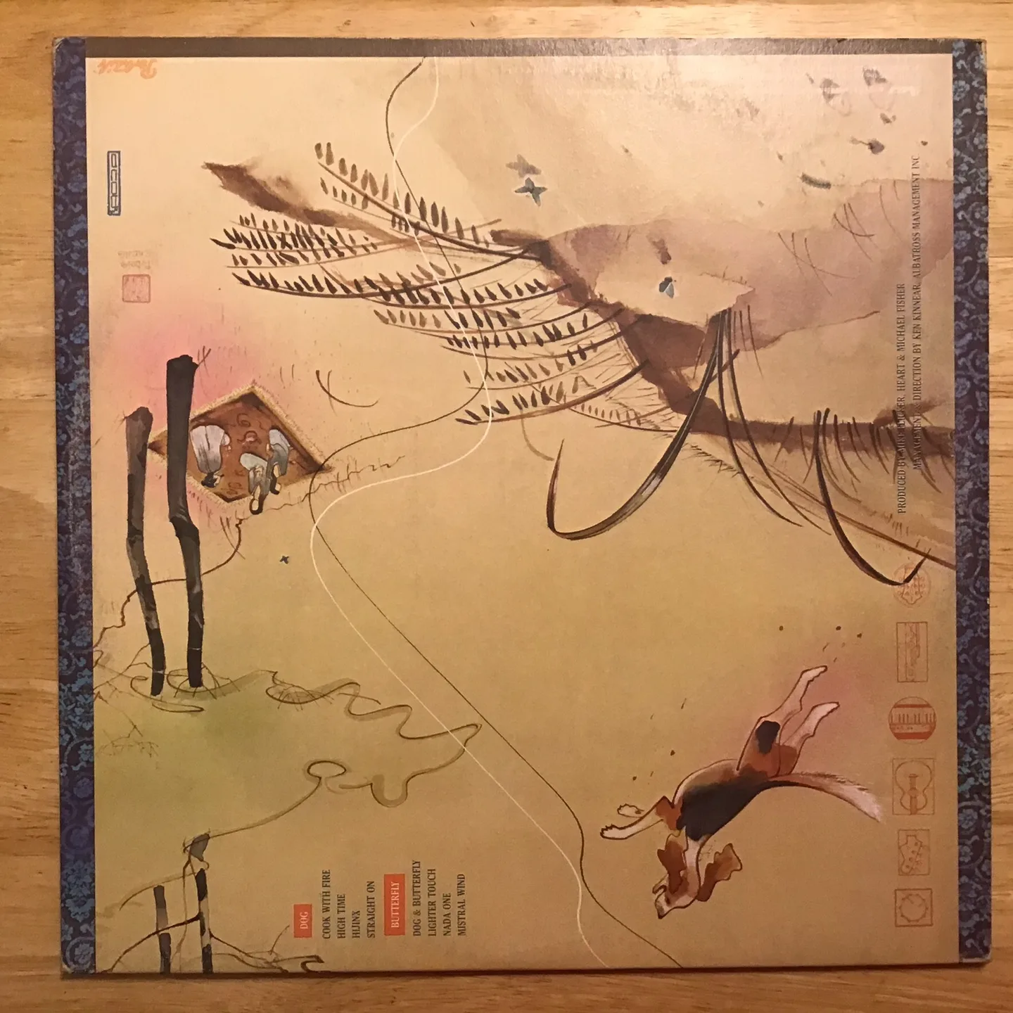 🤩 Heart Dog & Butterfly Vinyl Record image indicator(2)