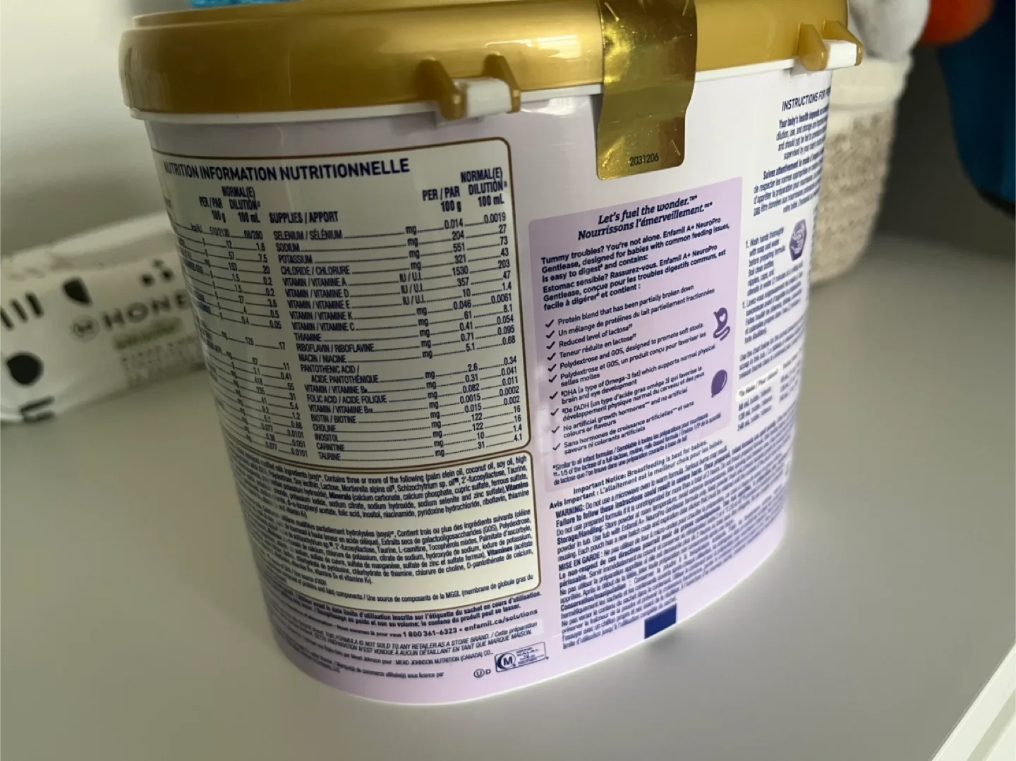 Enfamil A+ NeuroPro Gentlease Infant Formula image indicator(2)