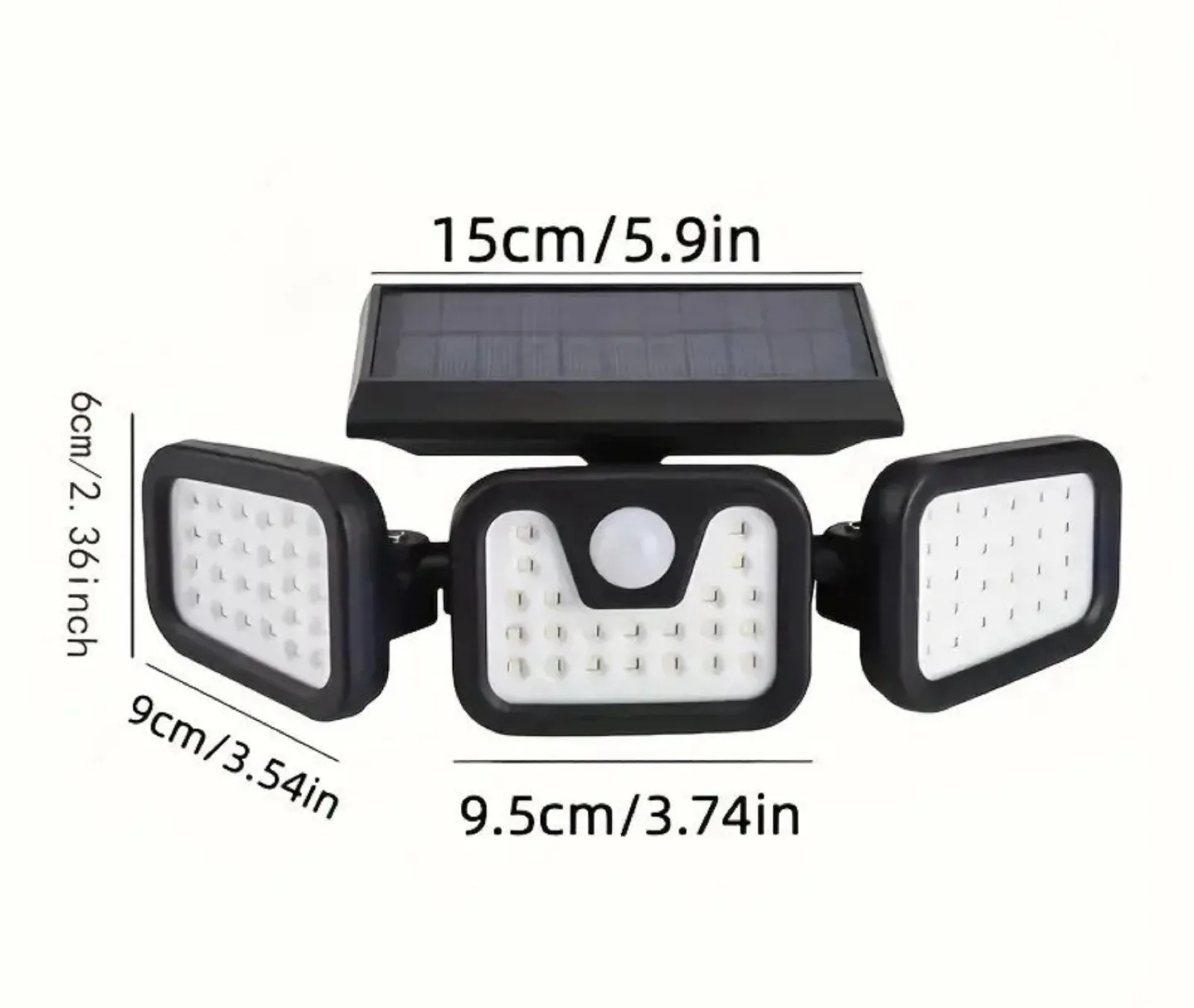 New Split Solar Wall Lamp image indicator(5)