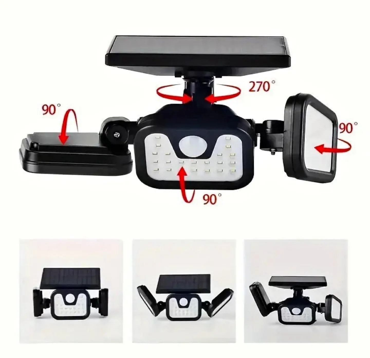 New Split Solar Wall Lamp image indicator(2)