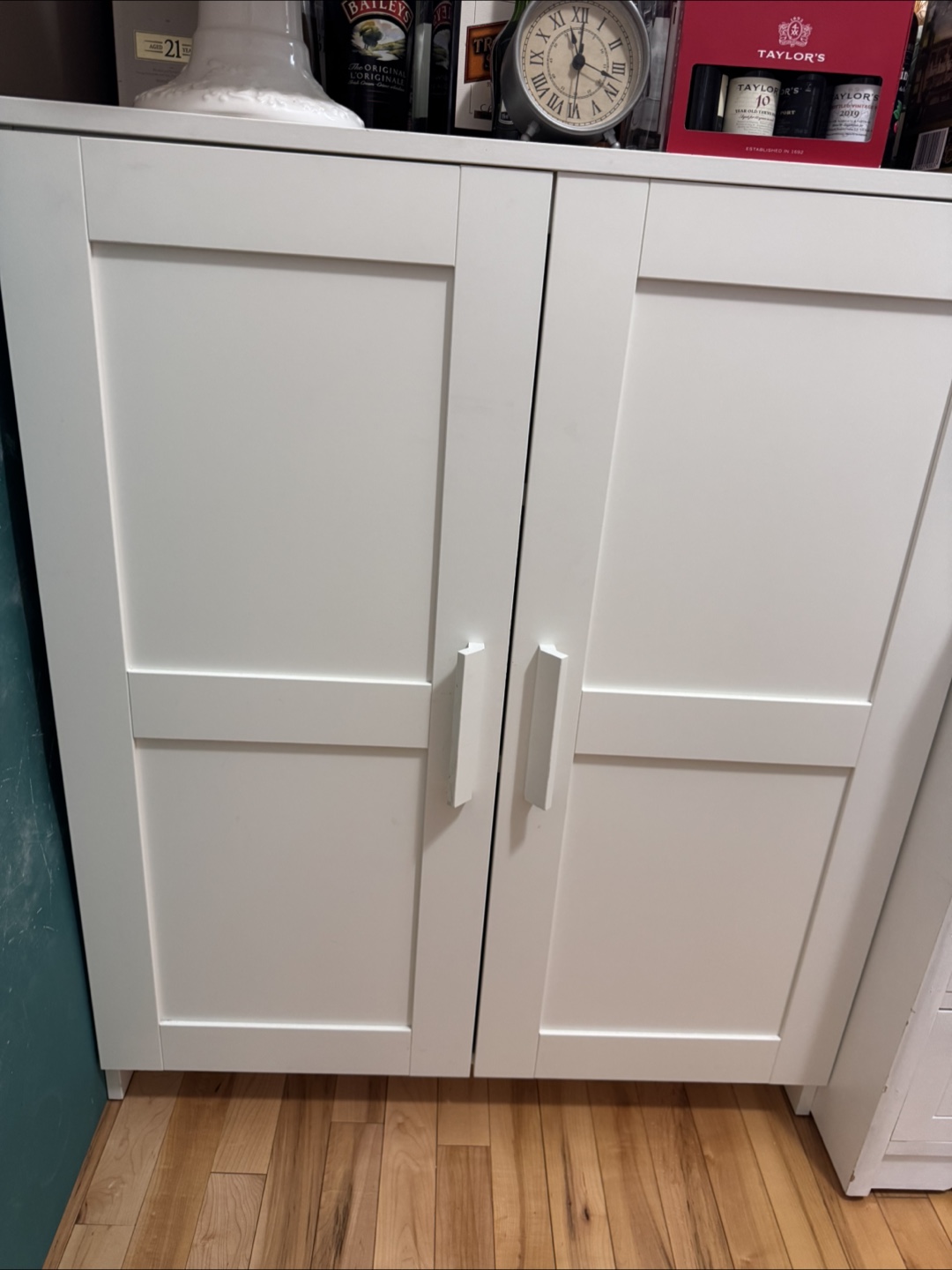 ikea white Brimnes Cabinet