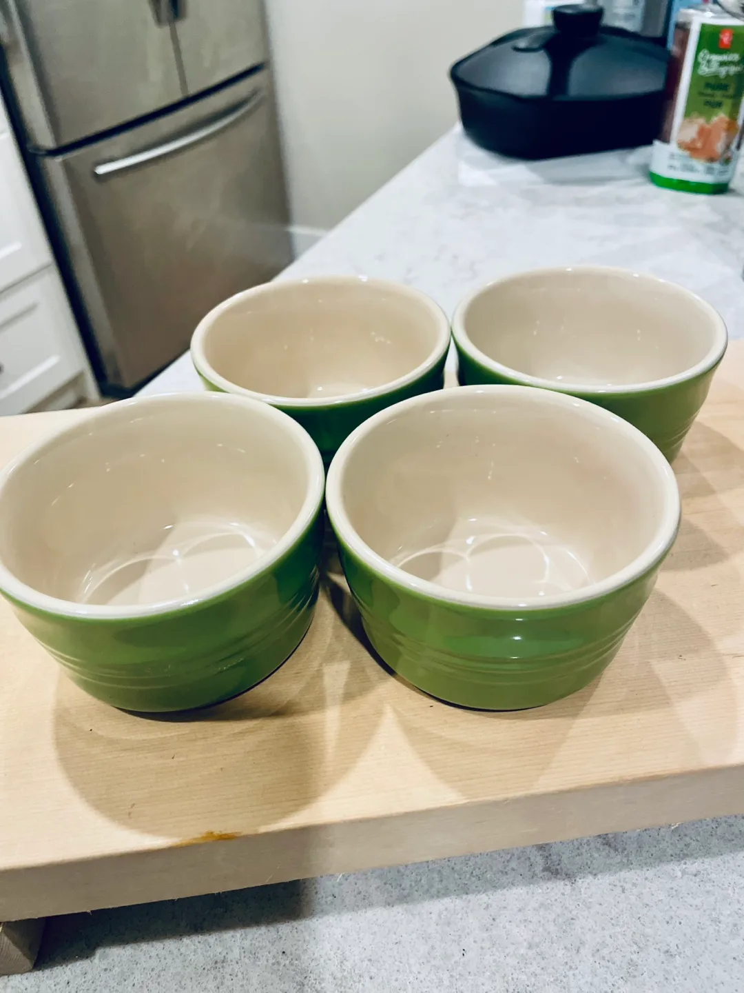 Le Creuset Green Ramekins - Set of 4 thumbnail