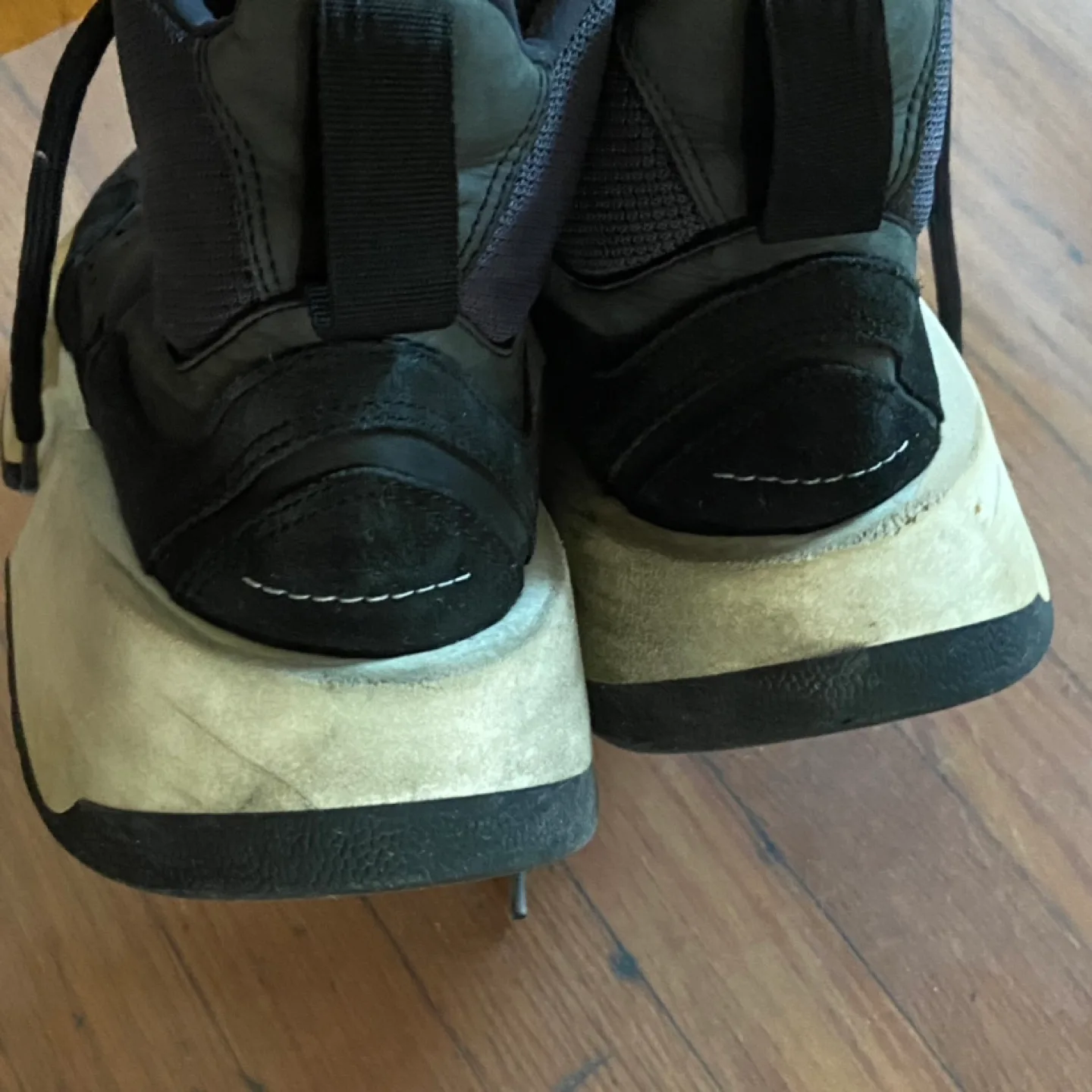 Maison Margiela MM6 High Top Flare Black Suede Sneaker image indicator(6)