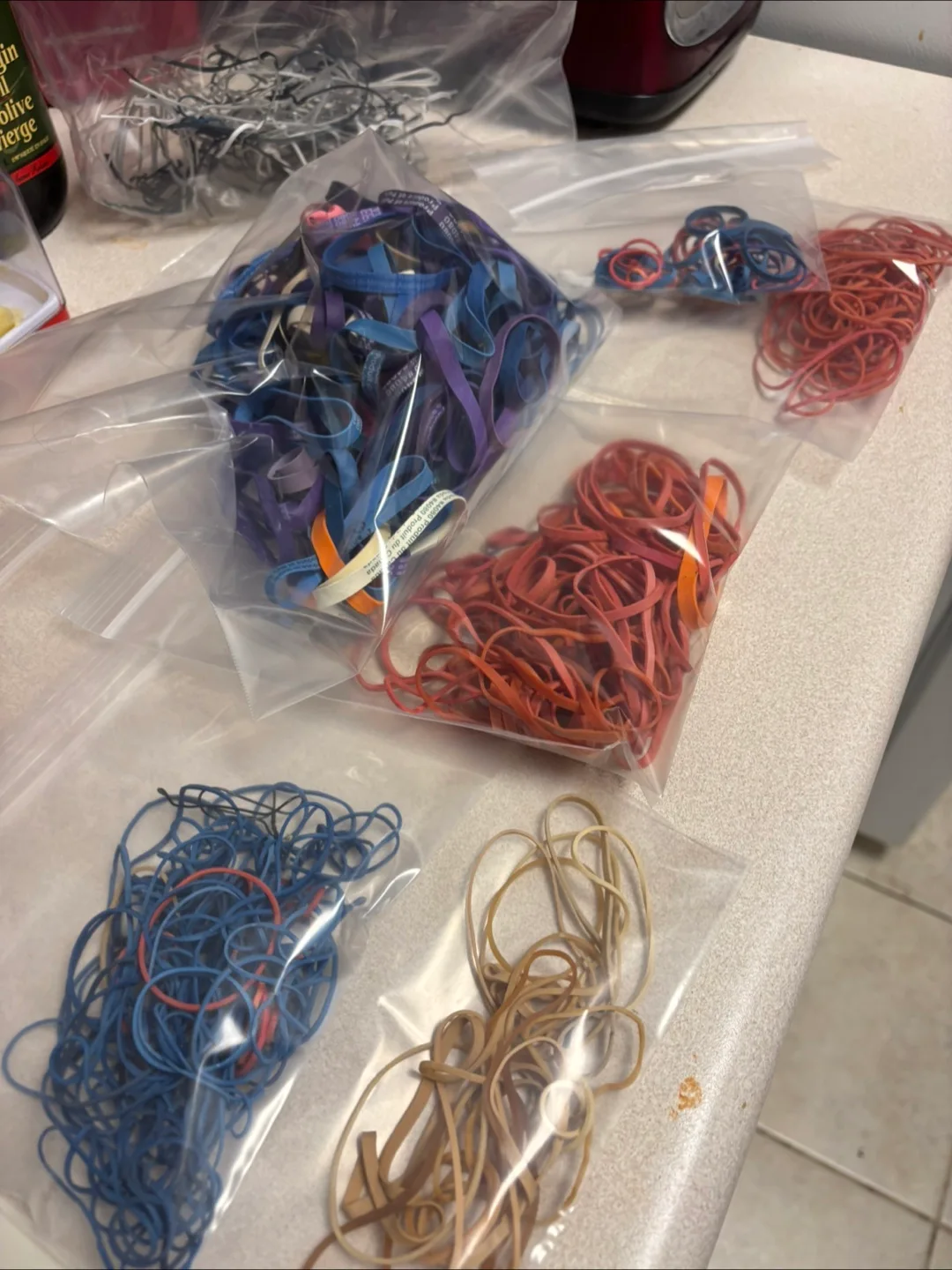 Assorted Colourful Rubber Bands thumbnail