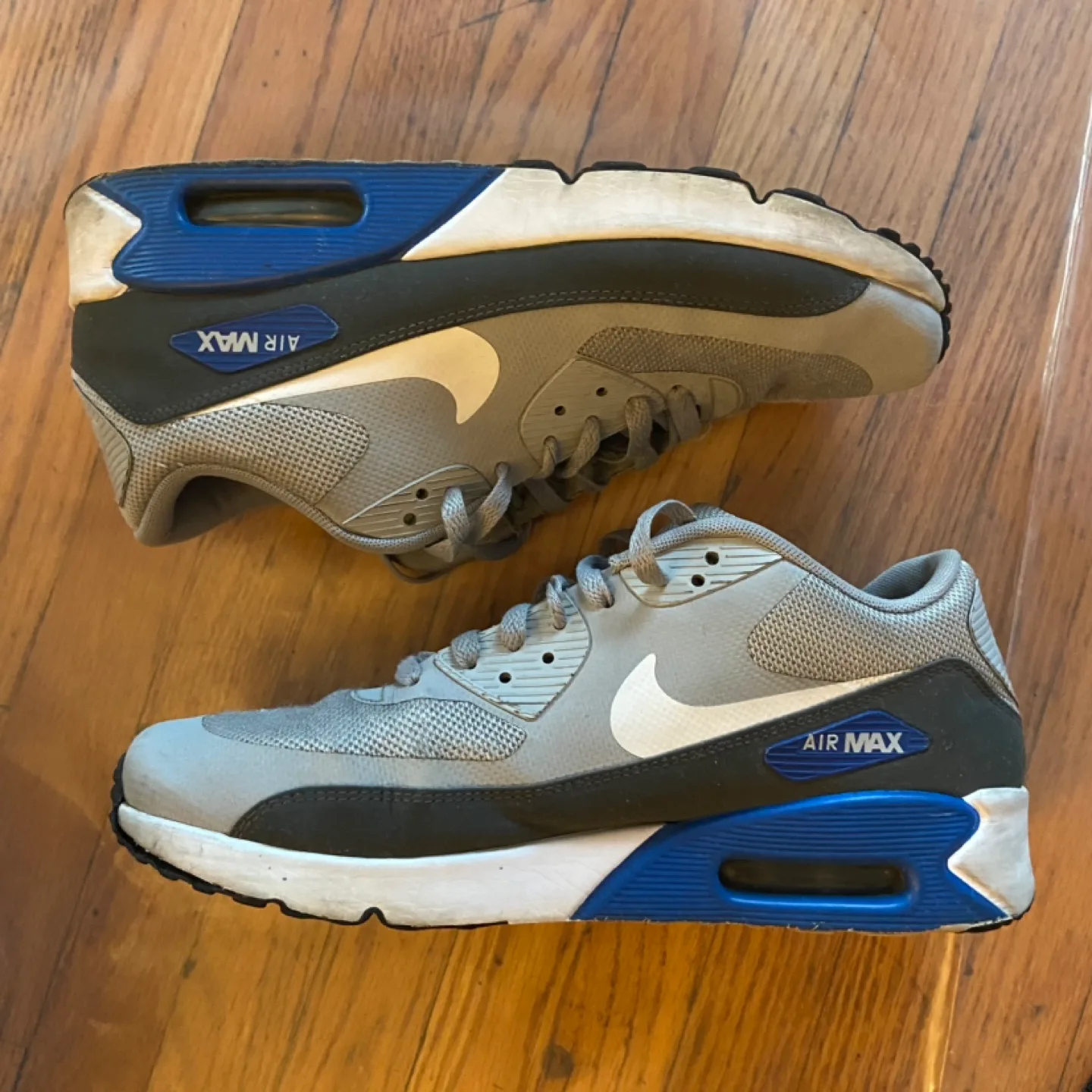 Size 9 - Nike Air Max 90 Ultra 2.0 Essential Gray - 875695-006 image indicator(6)