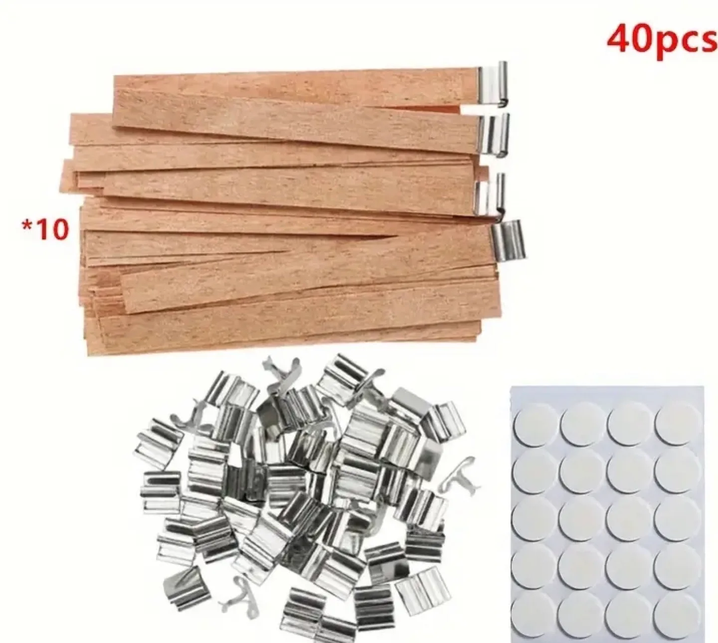 Candle Wick Kit - 40 pcs #freecycle thumbnail