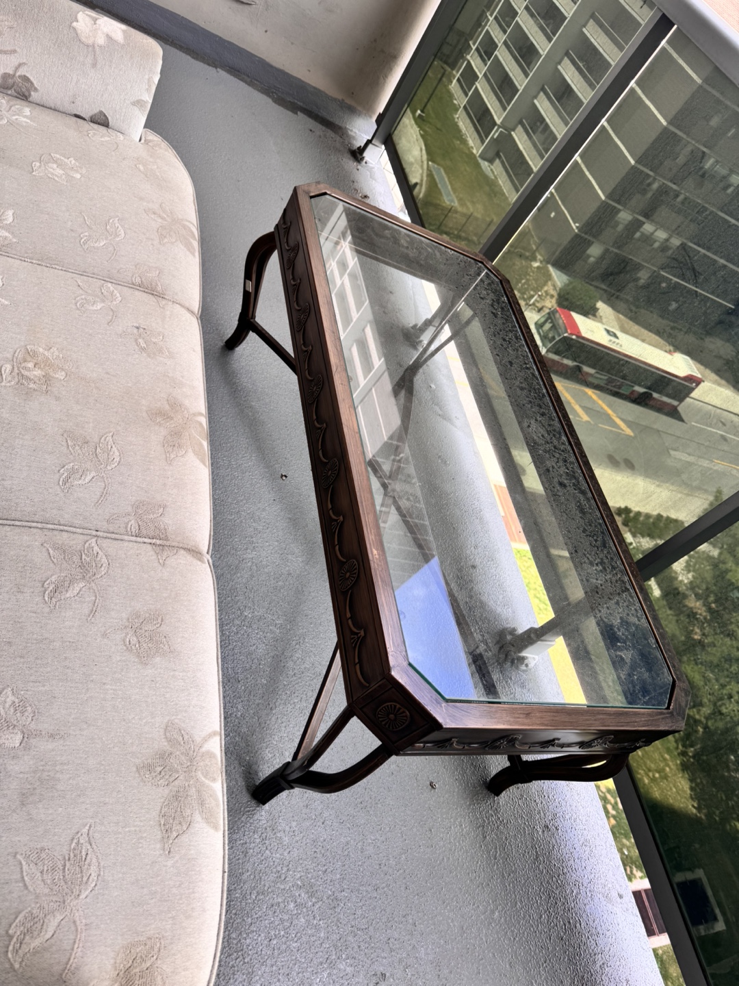 Glass Top Coffee Table - photo 3