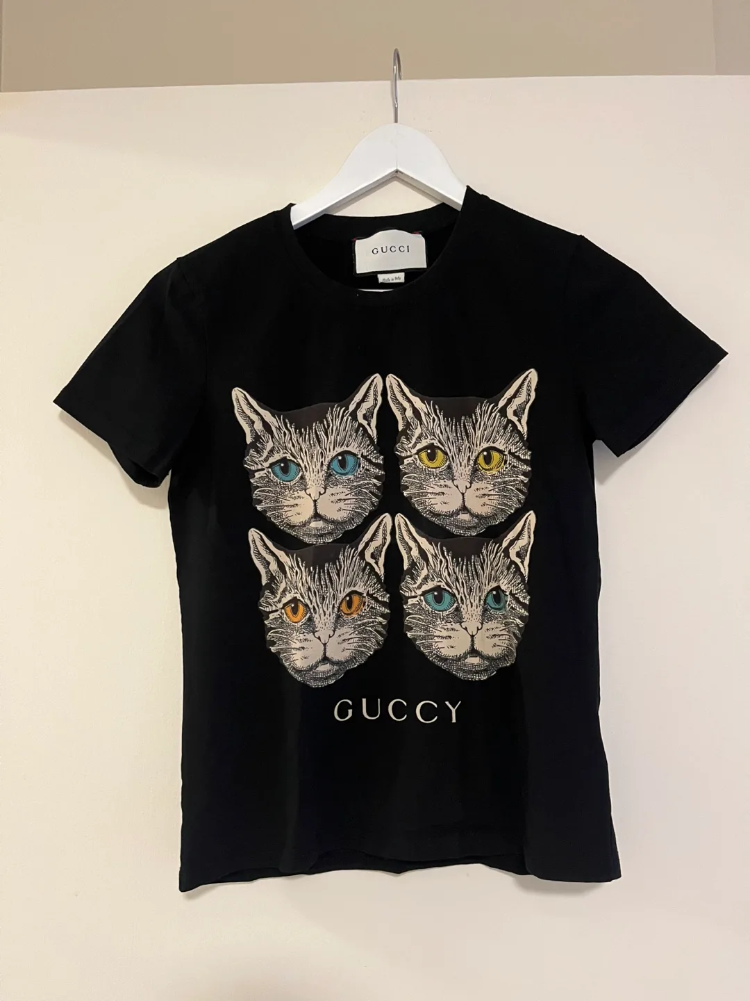 Gucci Black Cotton T-Shirt - Size M thumbnail