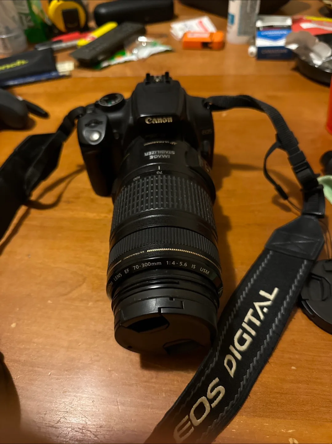 Canon EOS Digital Camera with 70-300mm Lens thumbnail