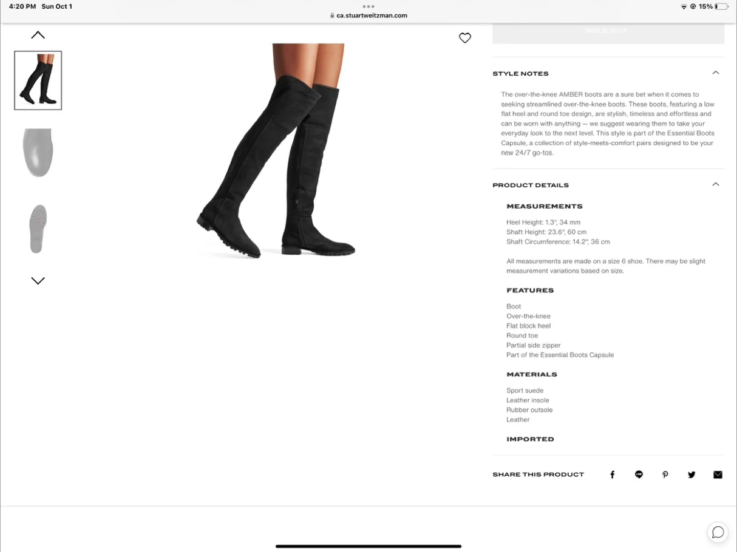 Stuart Weitzman Amber Over-the-Knee Boots image indicator(3)