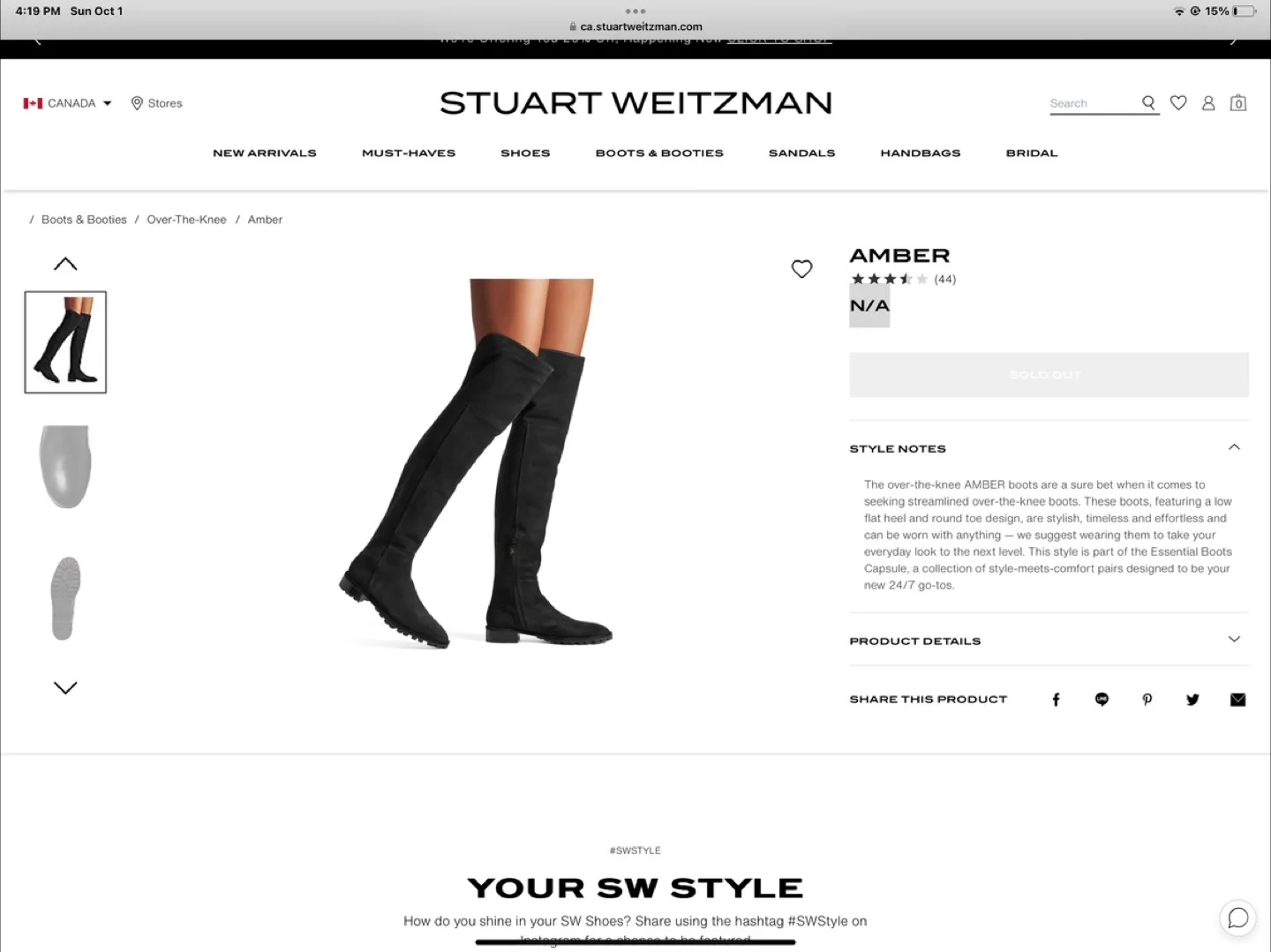 Stuart Weitzman Amber Over-the-Knee Boots image indicator(2)