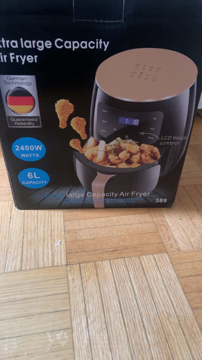 Extra Large Capacity Air Fryer 6L - New in Box - photo 3