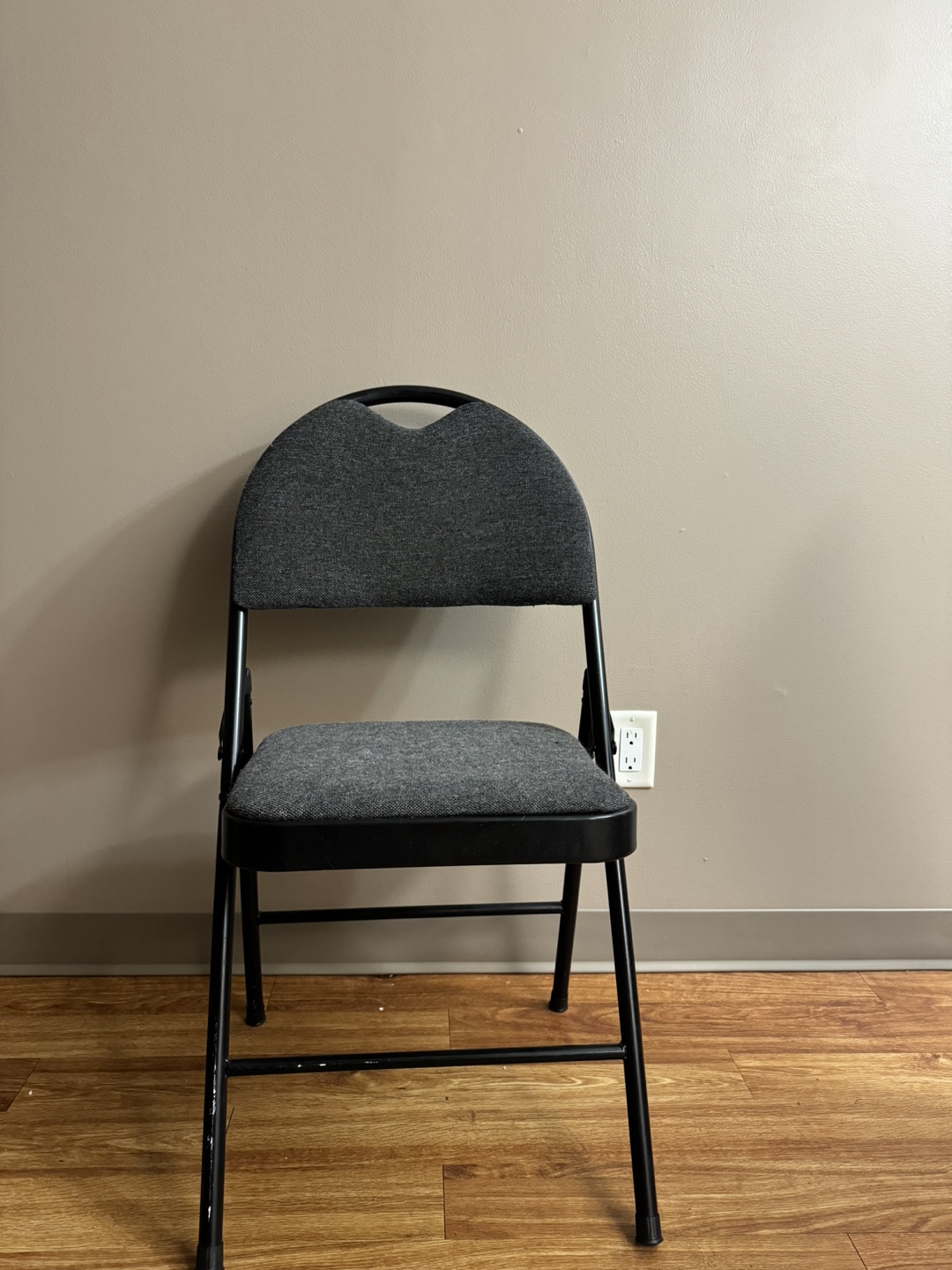 Polyester Folding Chair - Black - photo 4