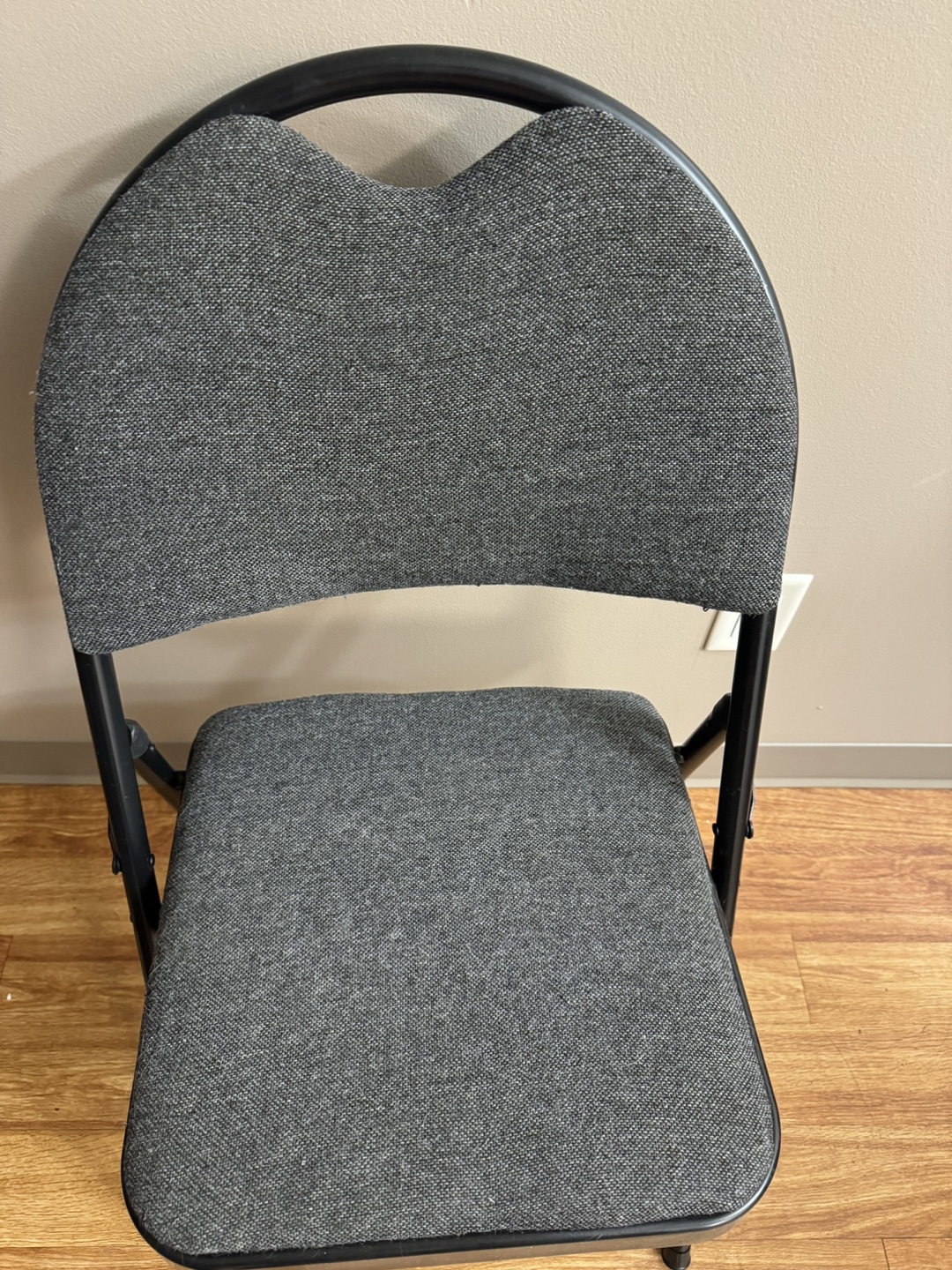 Polyester Folding Chair - Black - photo 3