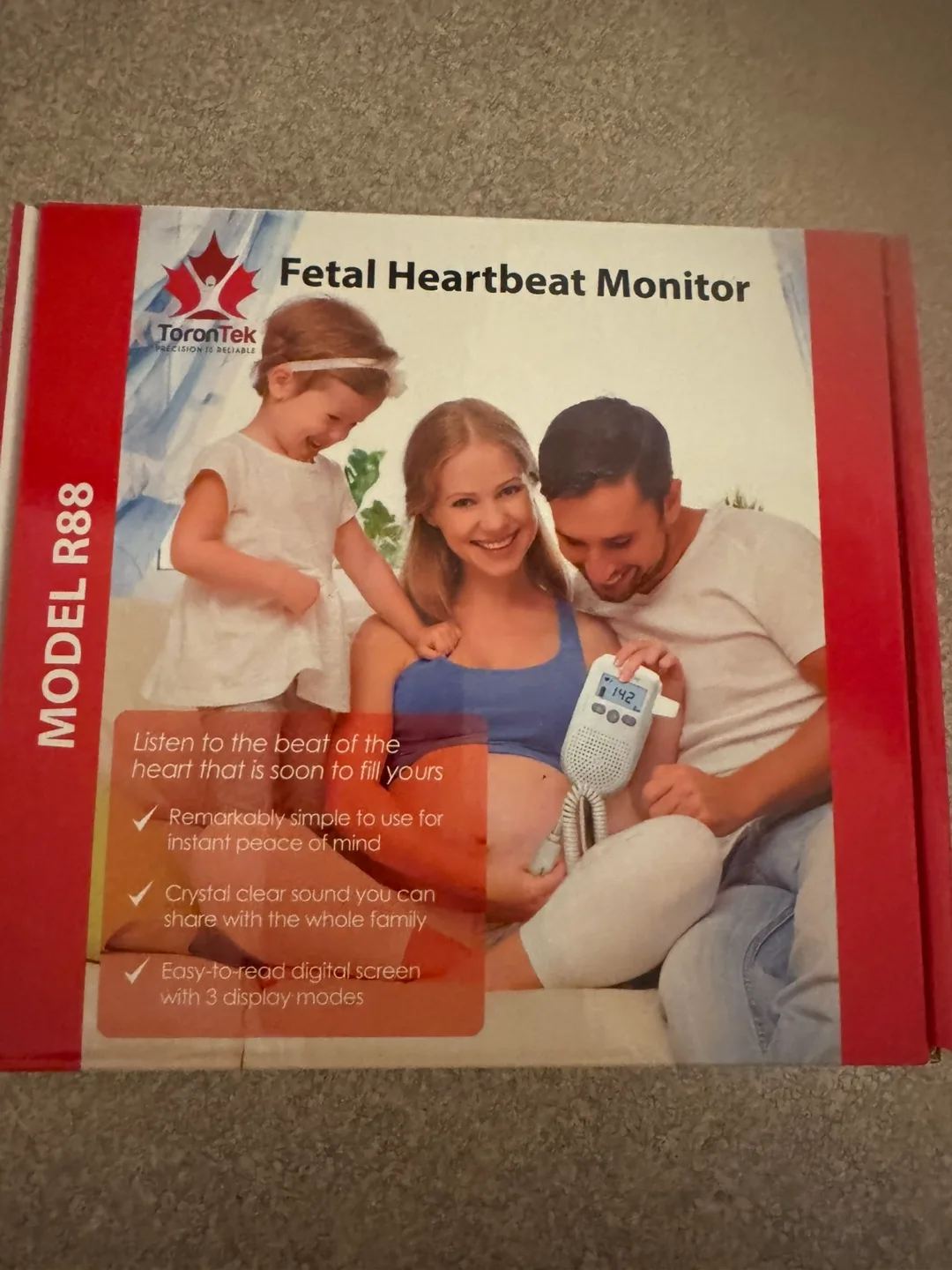 ToronTek R88 Fetal Doppler + Aquasonic Gel, Like New! image indicator(2)