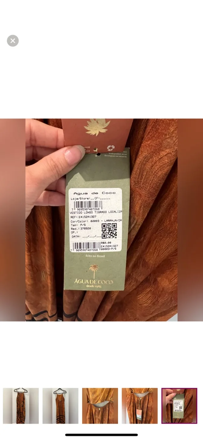 Agua de Coco Dress - Size P/S thumbnail