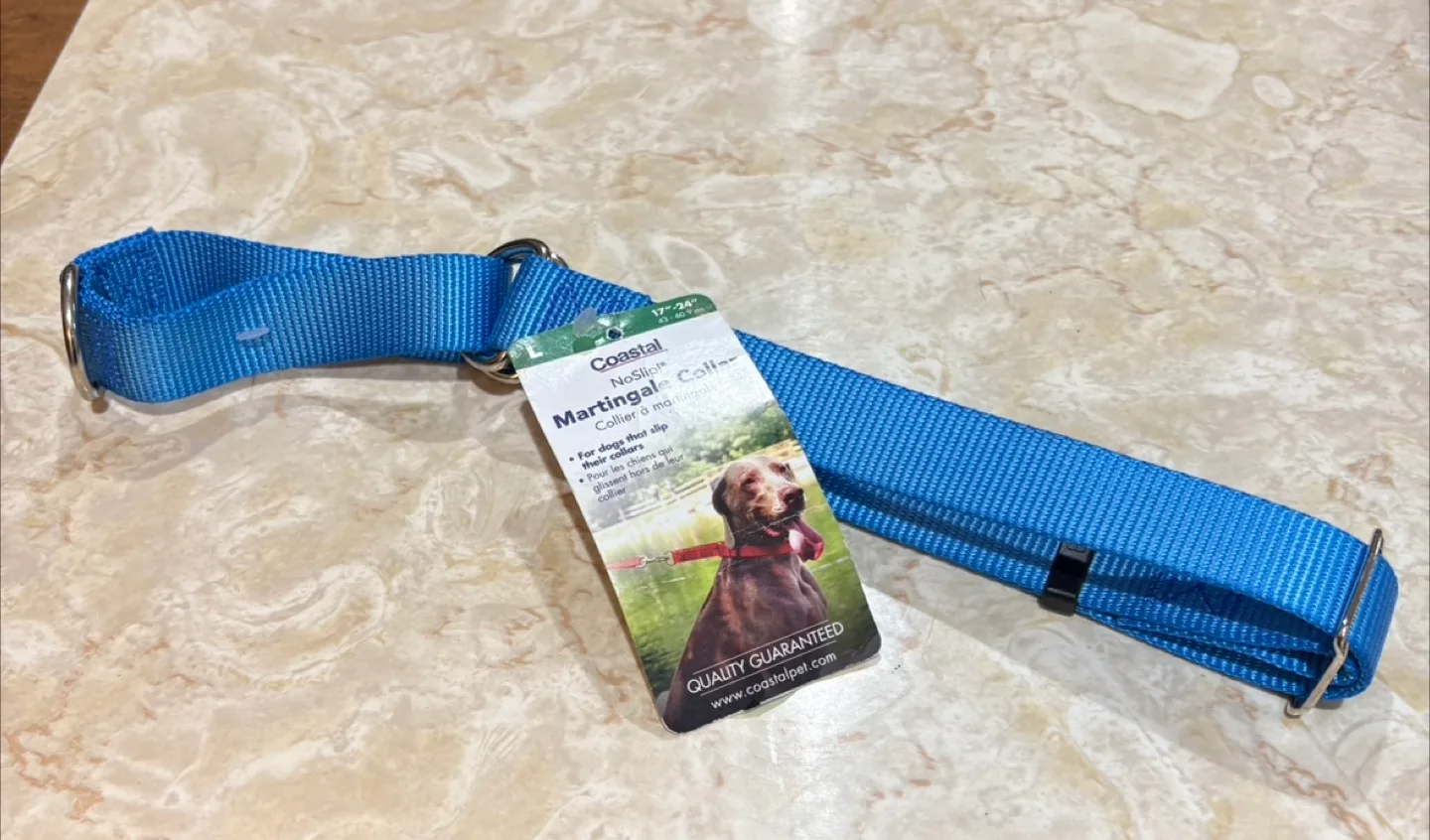 #freecycle Coastal Pet NoSlip Martingale Collar (17-24") thumbnail