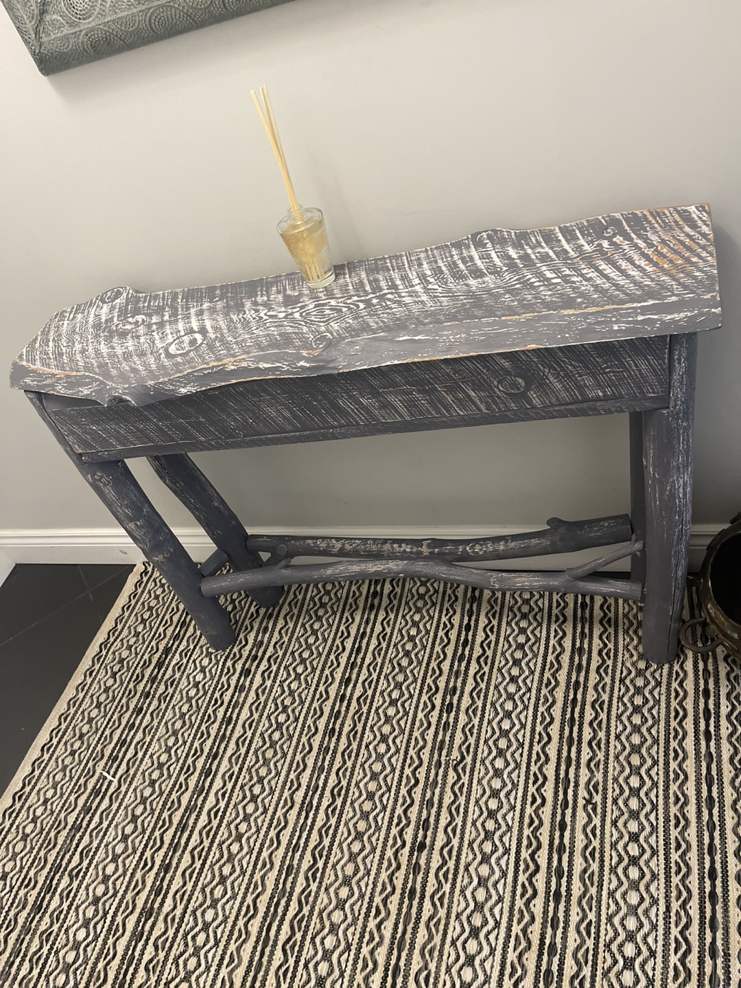 Rustic Wood Console Table