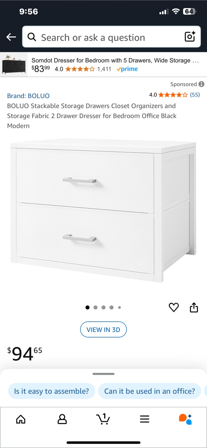 Boluo closet organizer drawer