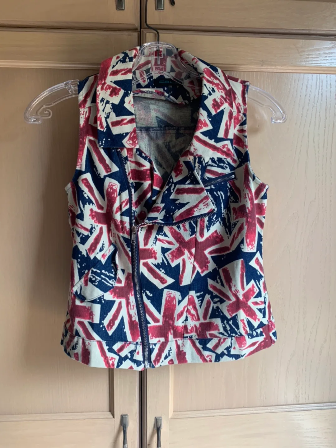 unique Union Jack Vest, vintage and hardly worn thumbnail