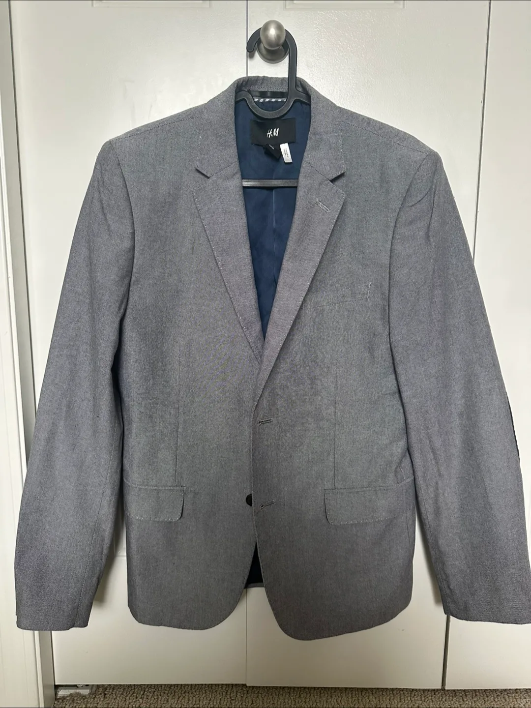 H&M Grey Blazer, Size 34 thumbnail