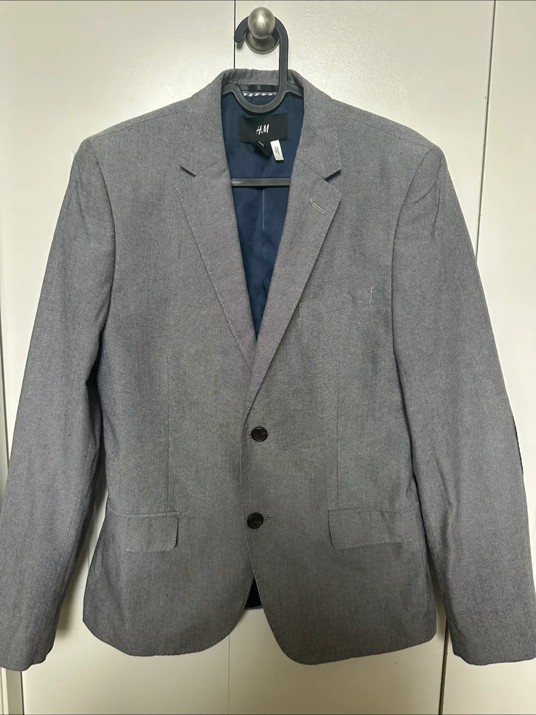 H&M Grey Blazer, Size 34 image indicator(2)