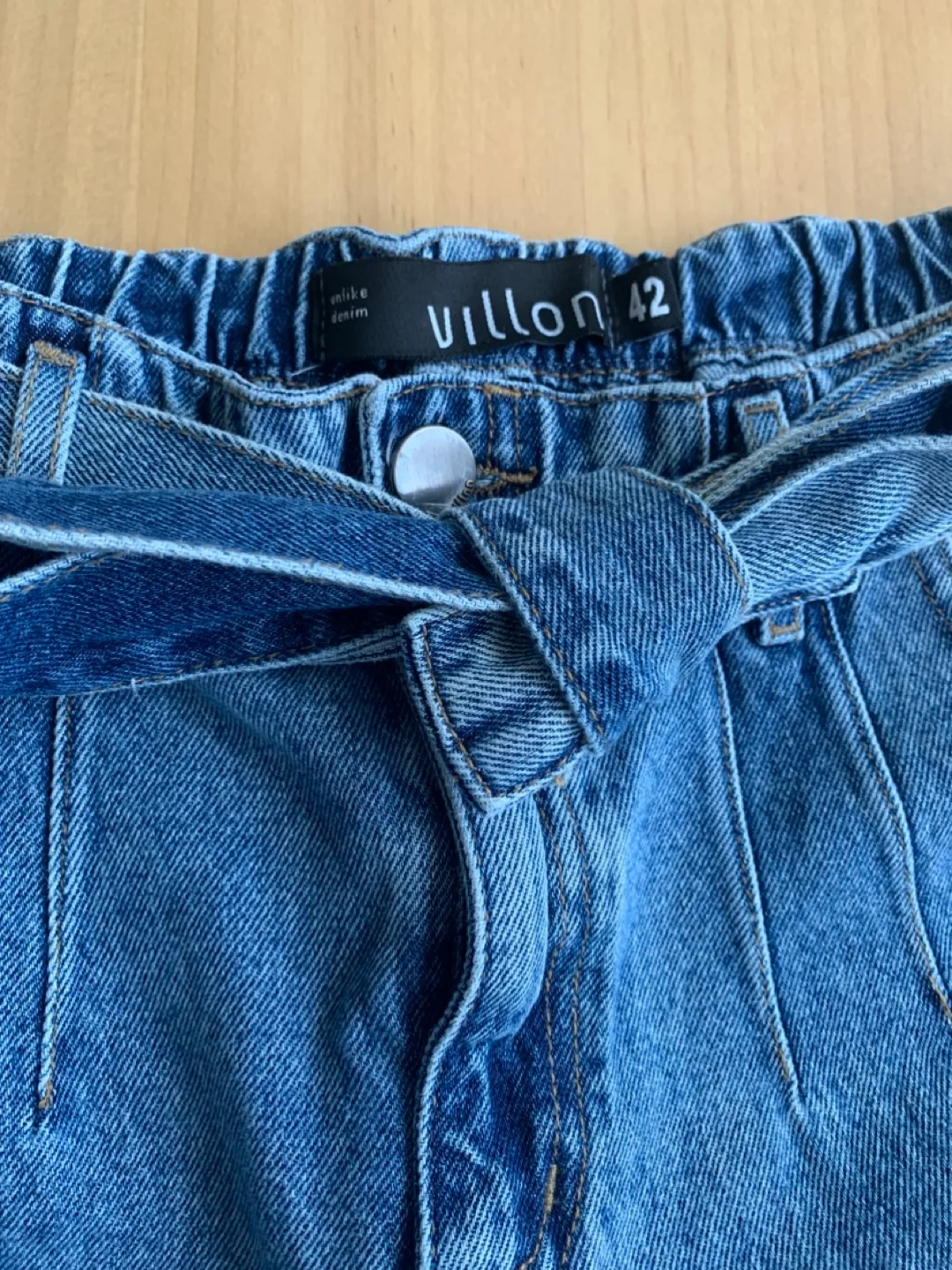 Villon Tie-Waist Denim Jeans - Size 42 image indicator(3)